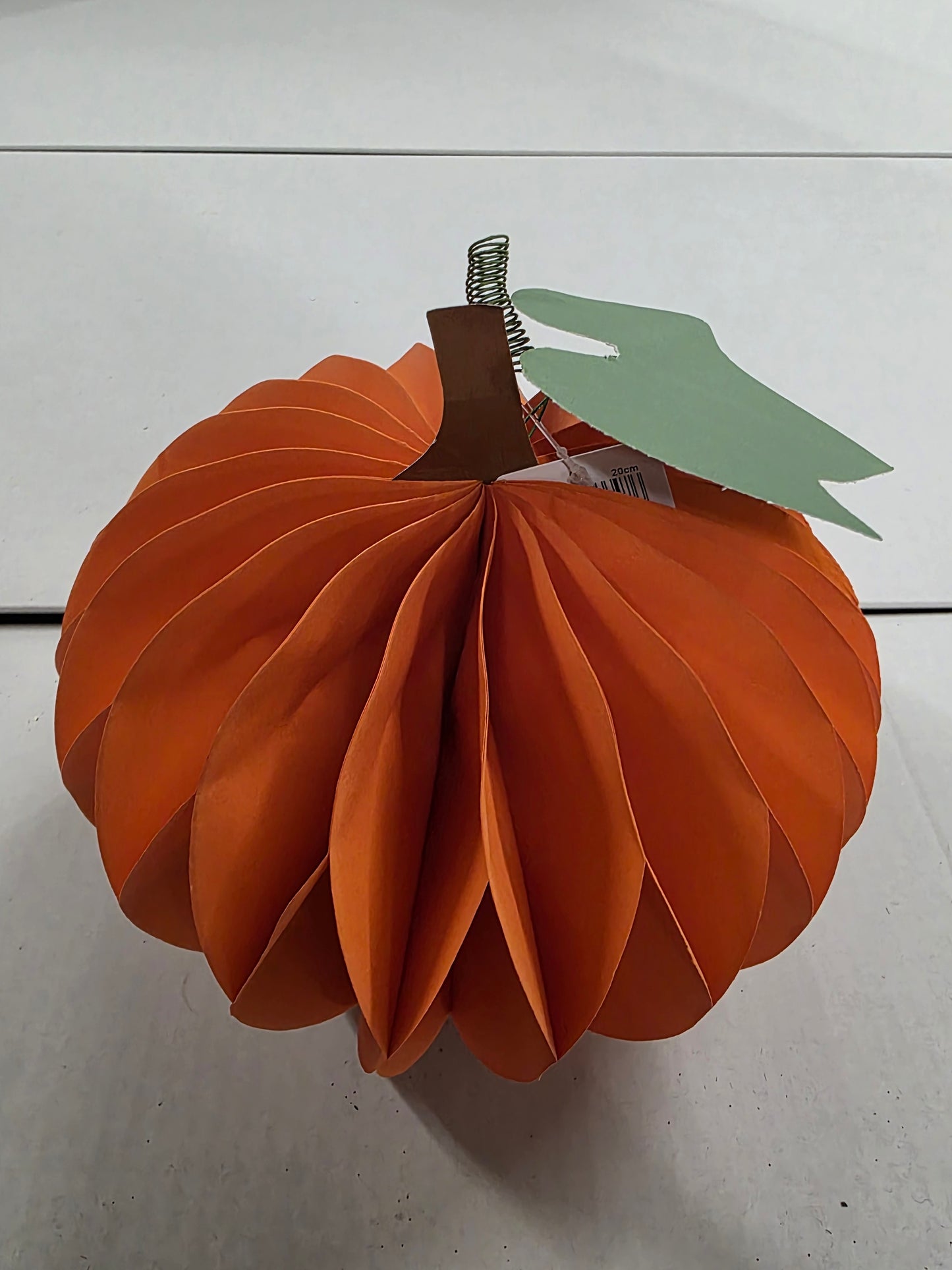 Paper Pumpkin Orange 20x16.5cm