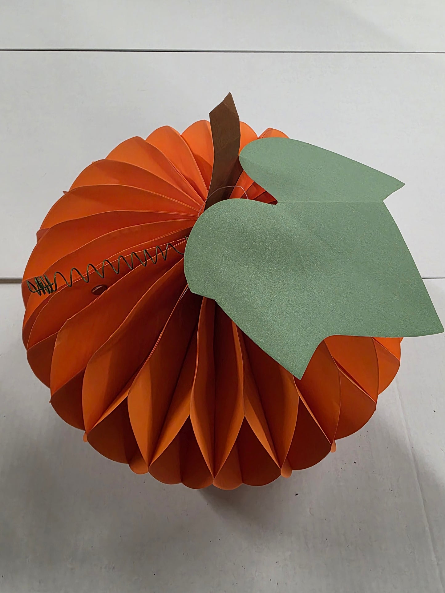 Paper Pumpkin Orange 30x26cm
