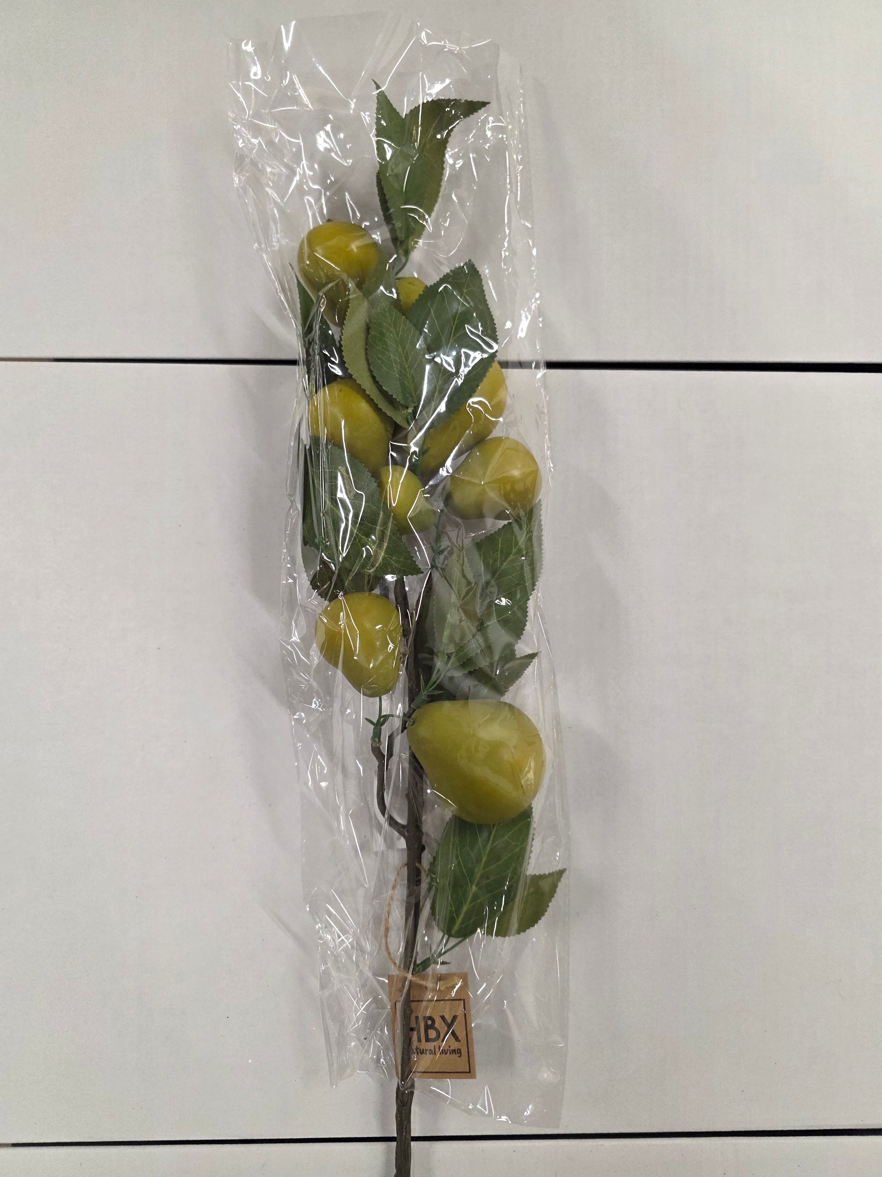 Artificial Pear Comice Green 83cm