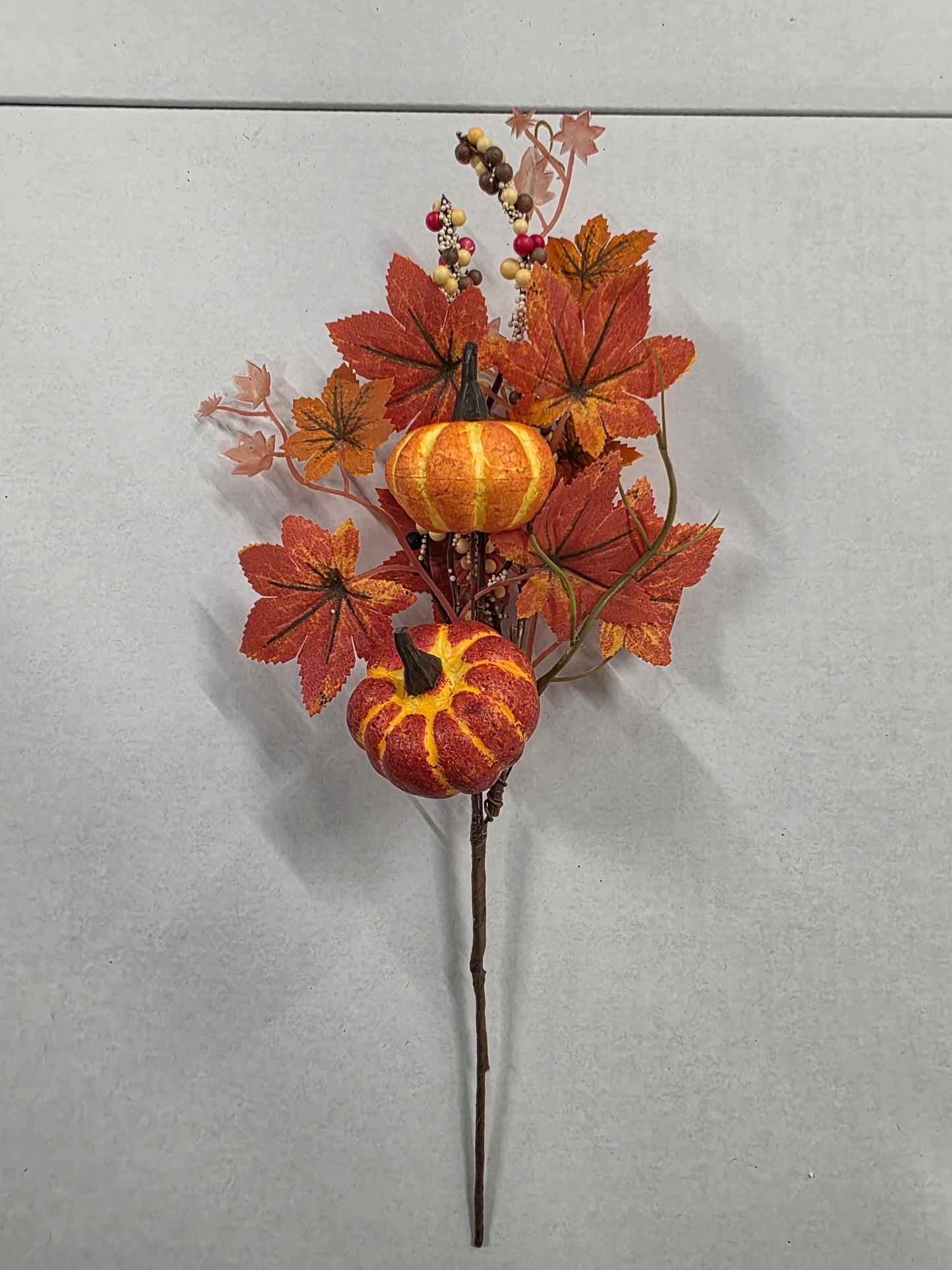 Pick Pumpkin Leaf Arrangement 30cm (Pack of 10 pieces)