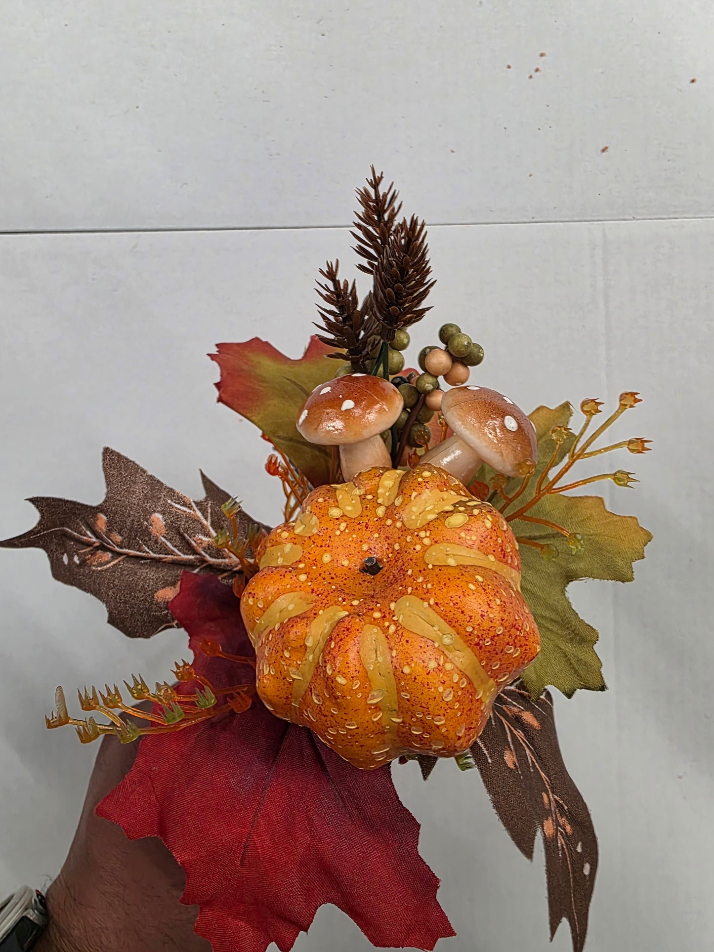 Pick Pumpkin Autumnal Leaf 20cm