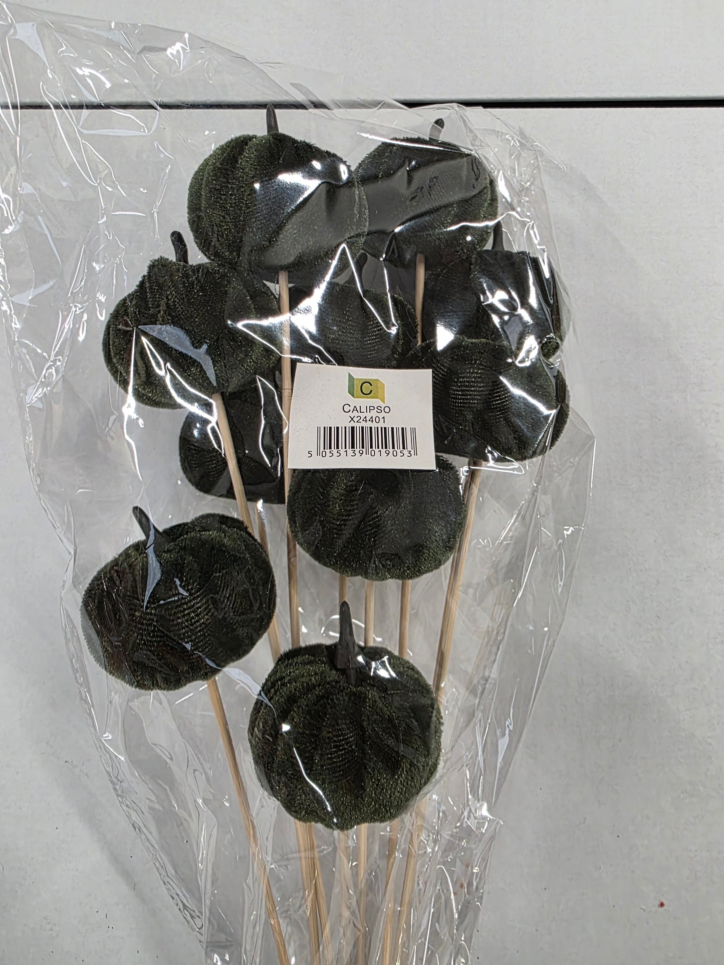 Pick Pumpkin Felt Dark Green 50x5cm (Pack of 10 pieces)