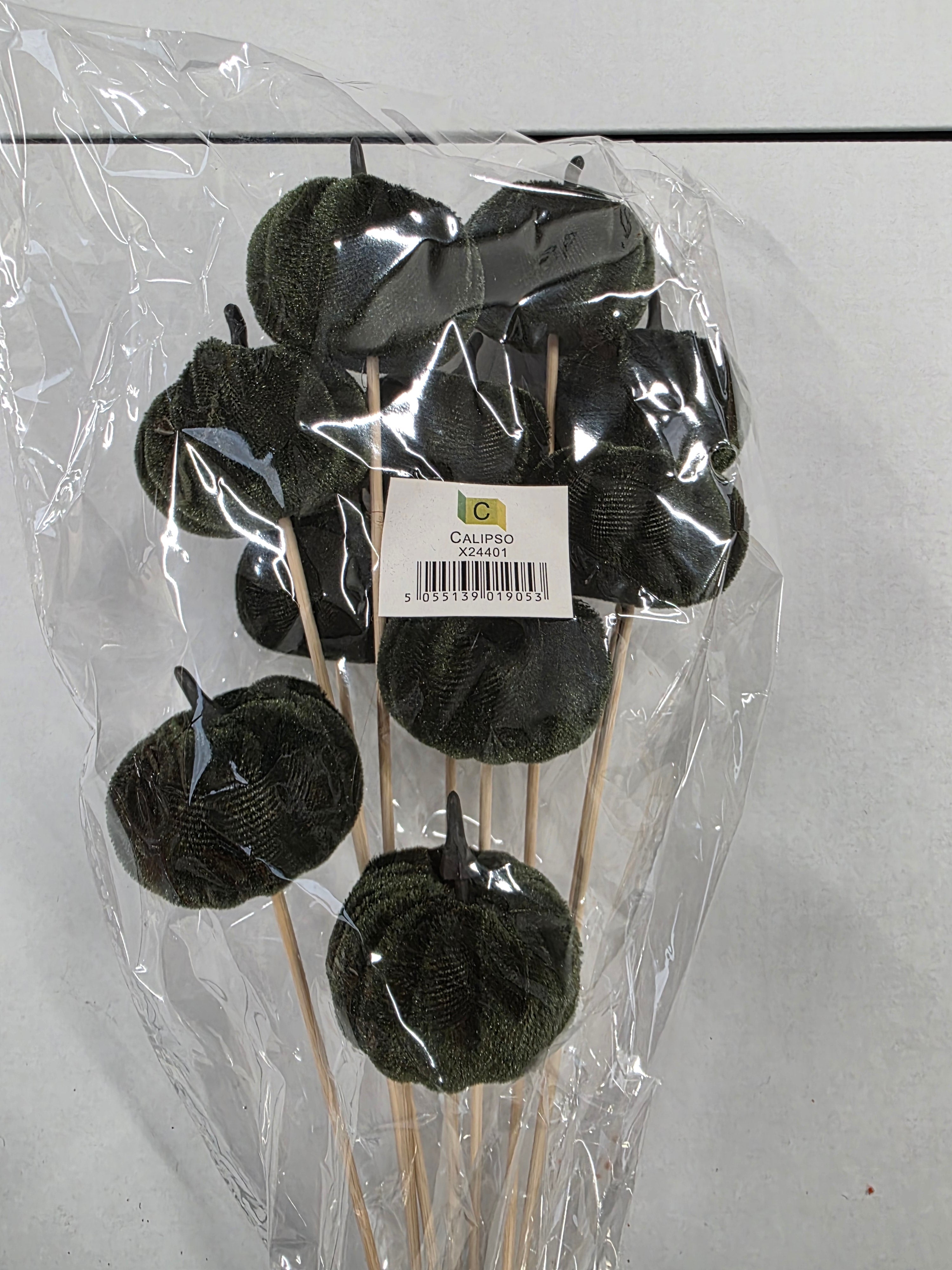 Pick Pumpkin Felt Dark Green 50x5cm (Pack of 10 pieces)
