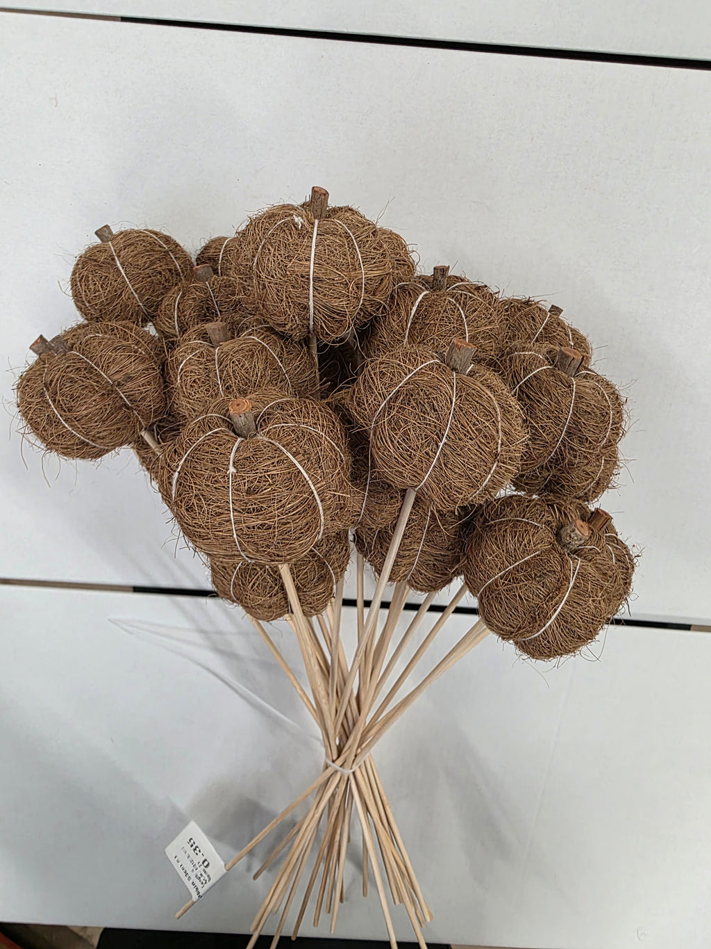 Pick Sisal 6cm Pumpkin 50cm Natural (Pack of 25 pieces)