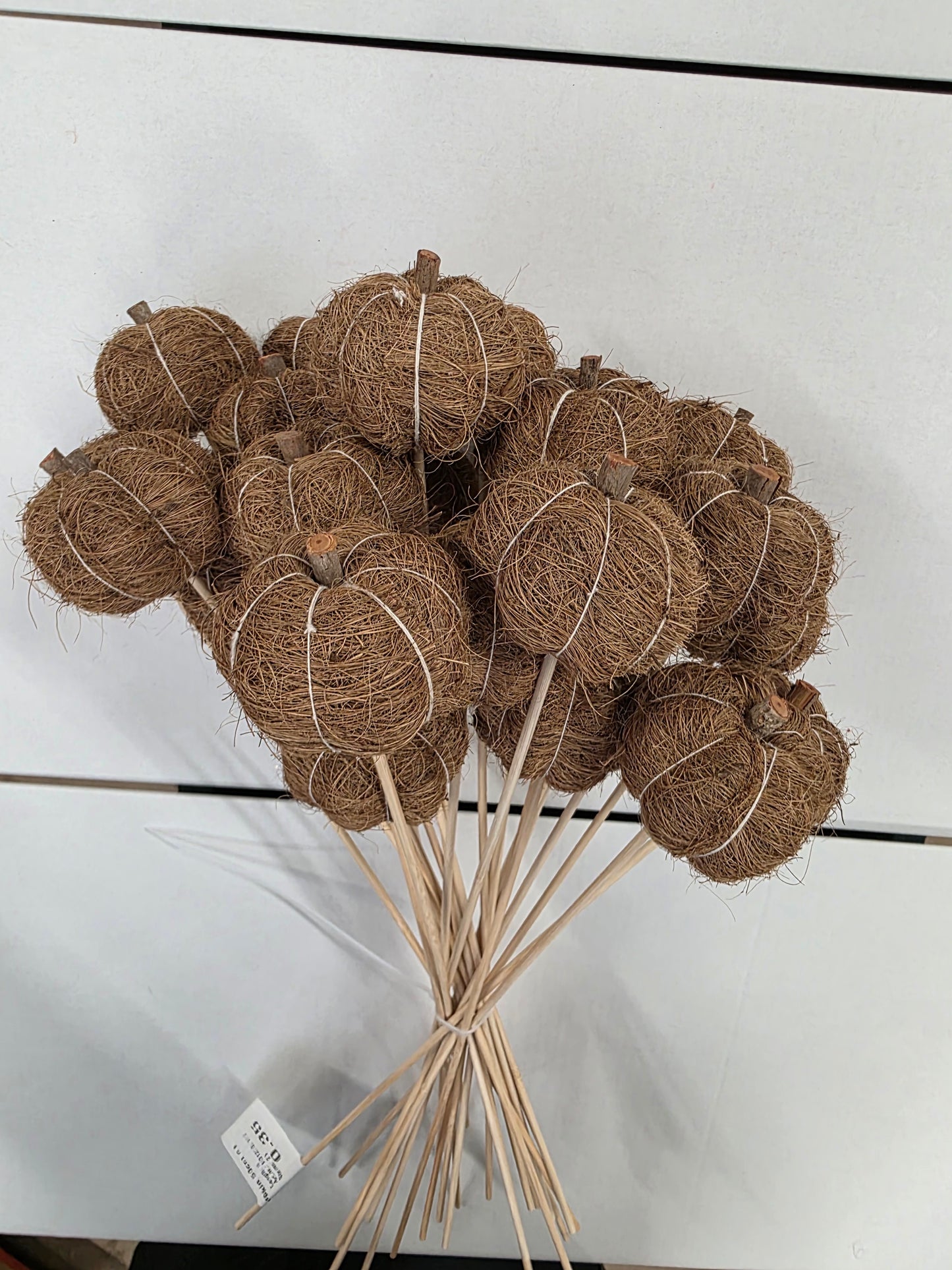 Pick Sisal 6cm Pumpkin 50cm Natural (Pack of 25 pieces)