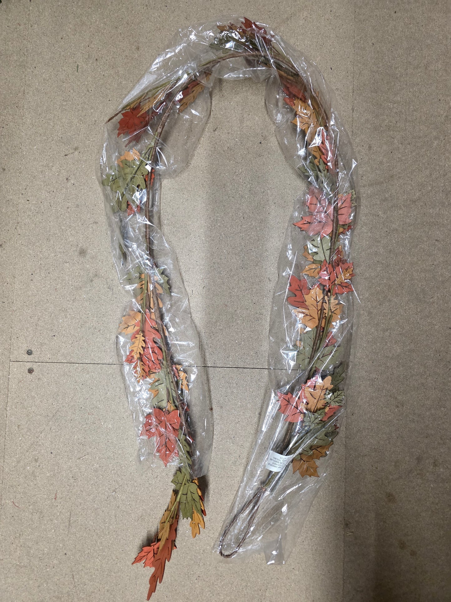 Wooden Maple & Oak Garland 180cm