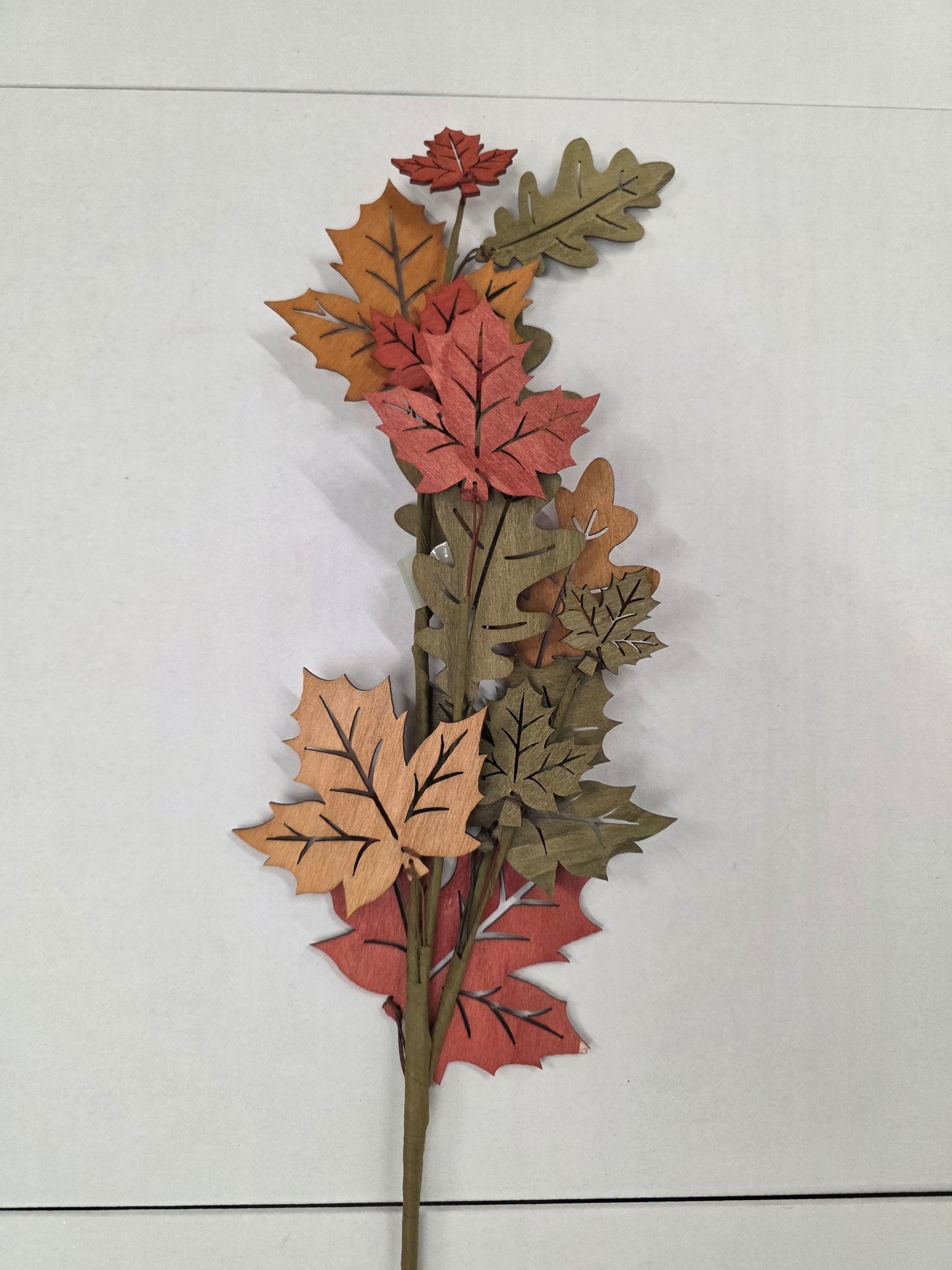 Wooden Maple & Oak Spray 76cm