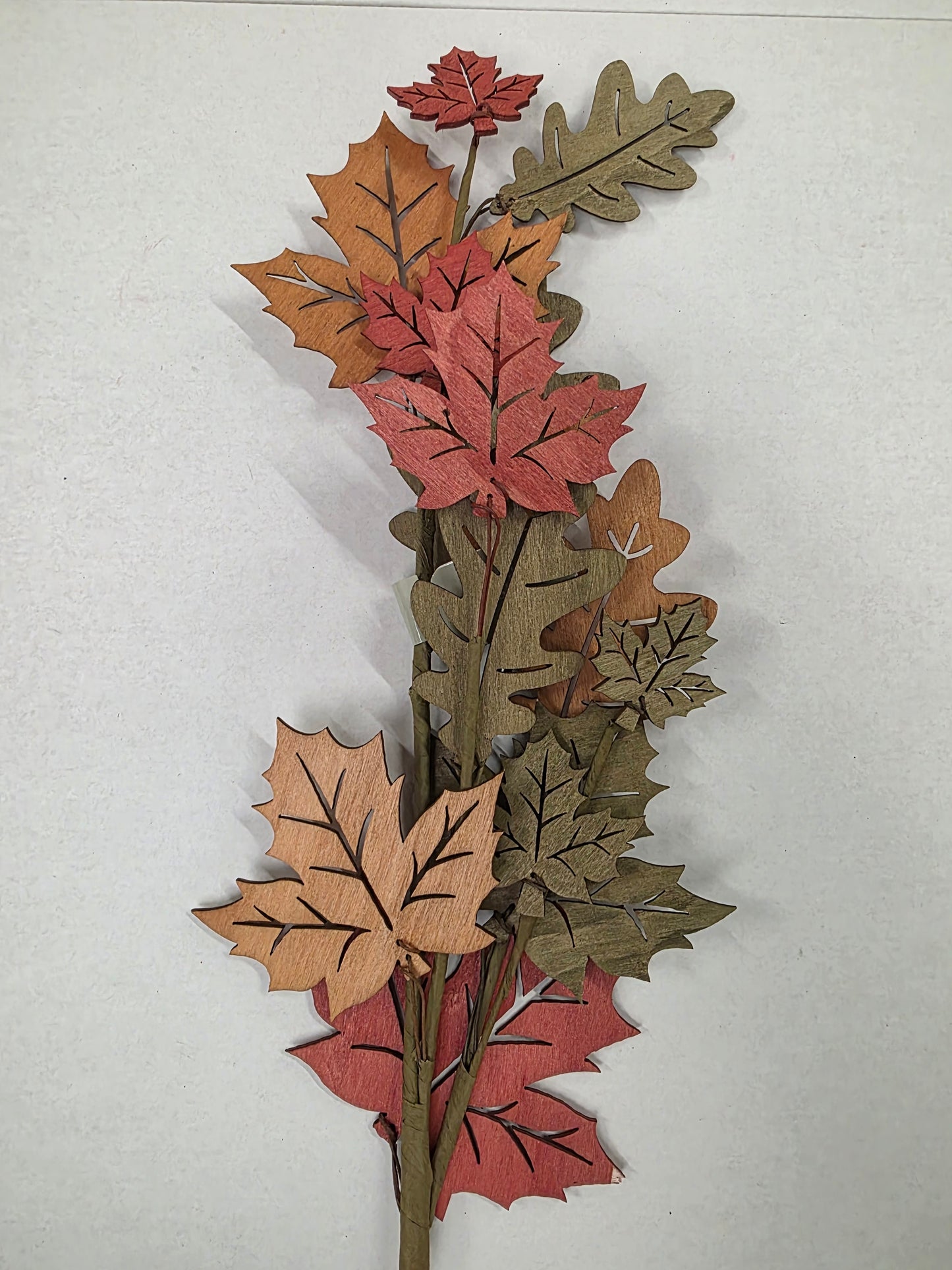 Wooden Maple & Oak Spray 76cm