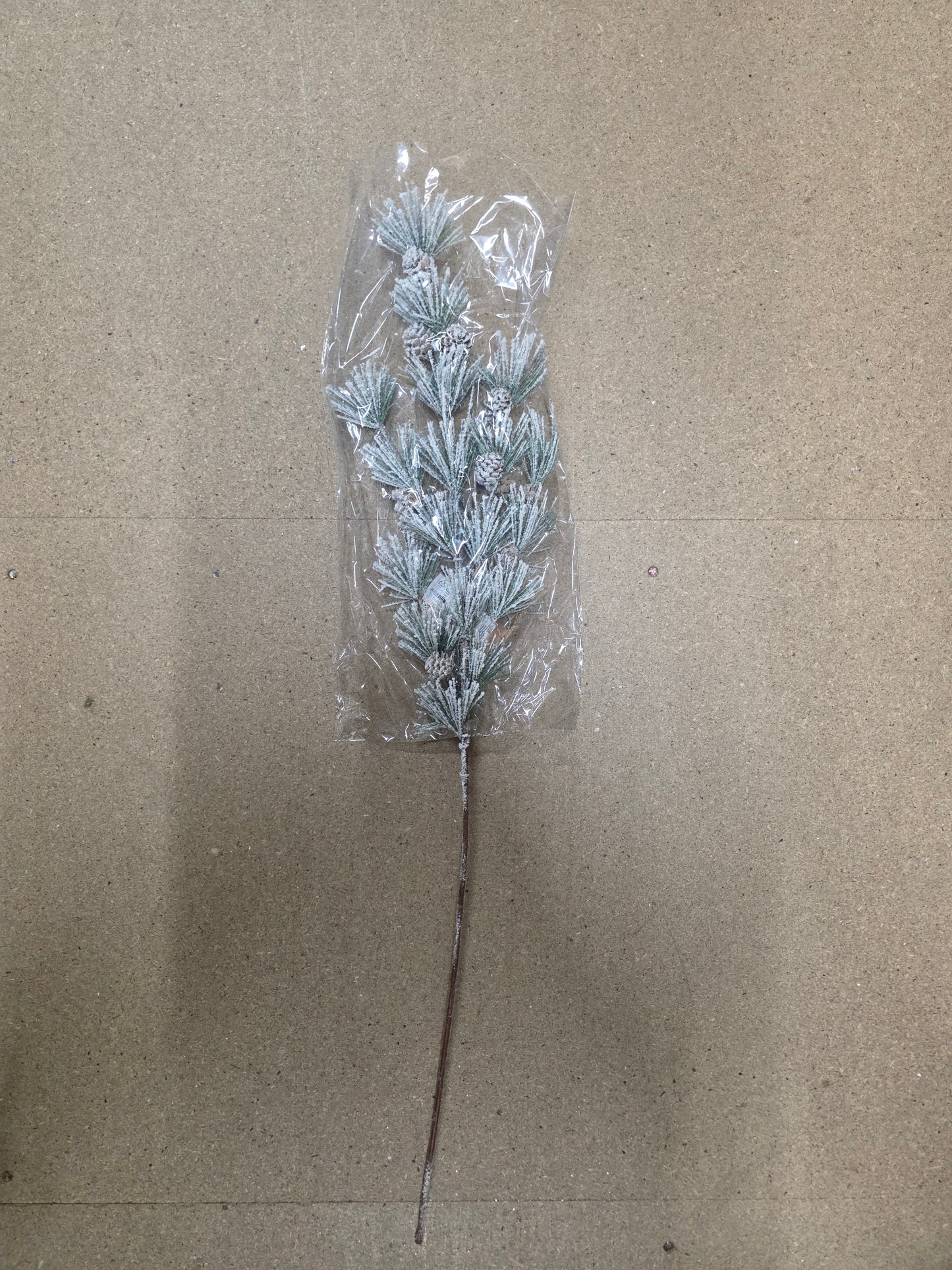 Branch Pinecone Snow 89cm