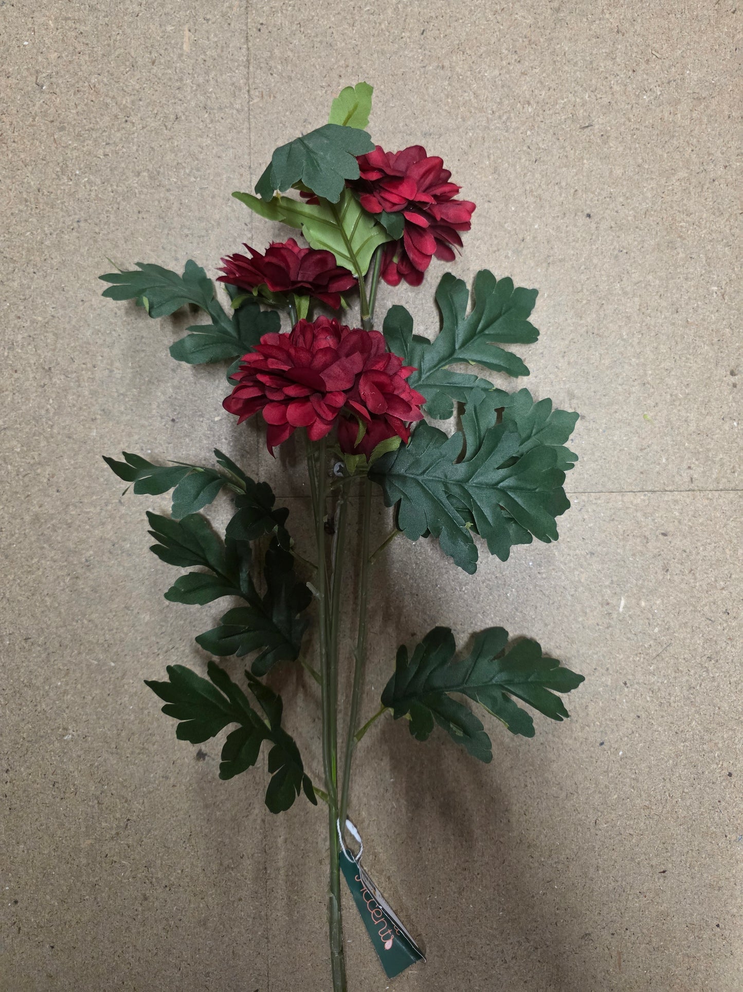 Chrysanthemum Burgundy 83cm