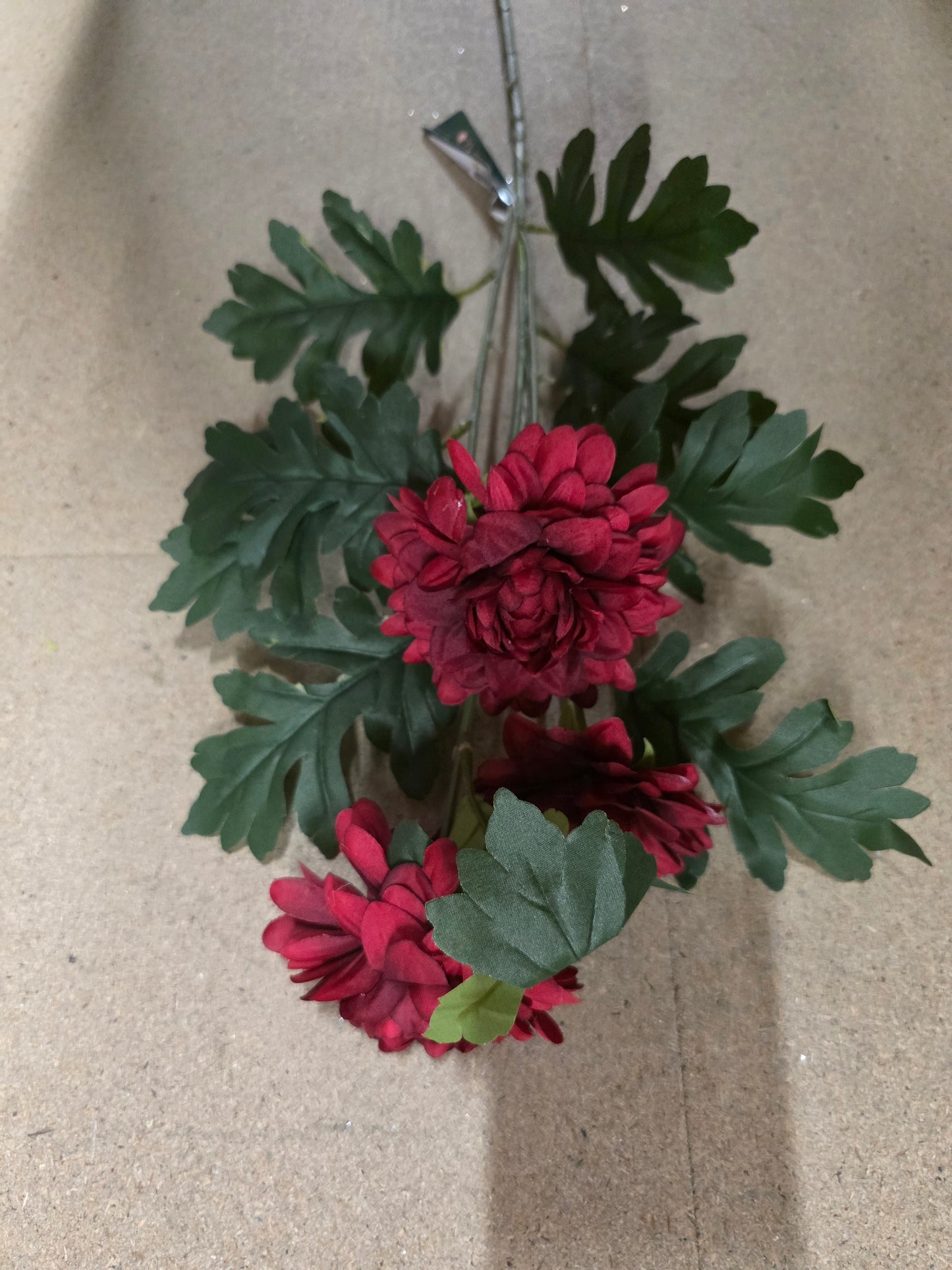 Chrysanthemum Burgundy 83cm