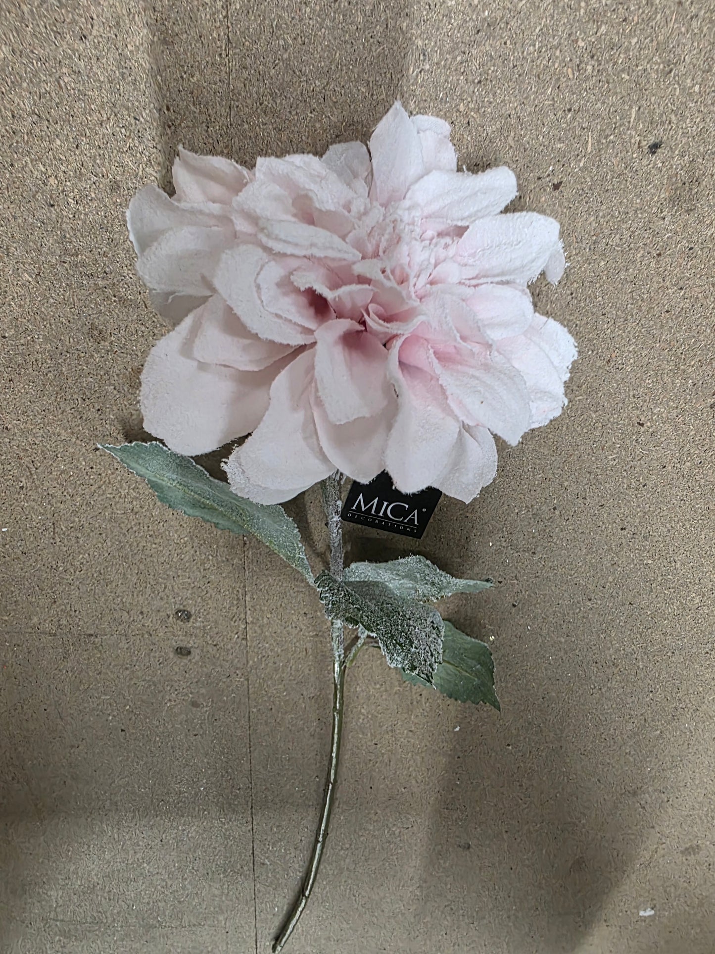 Dahlia Pink Frosted 69cm