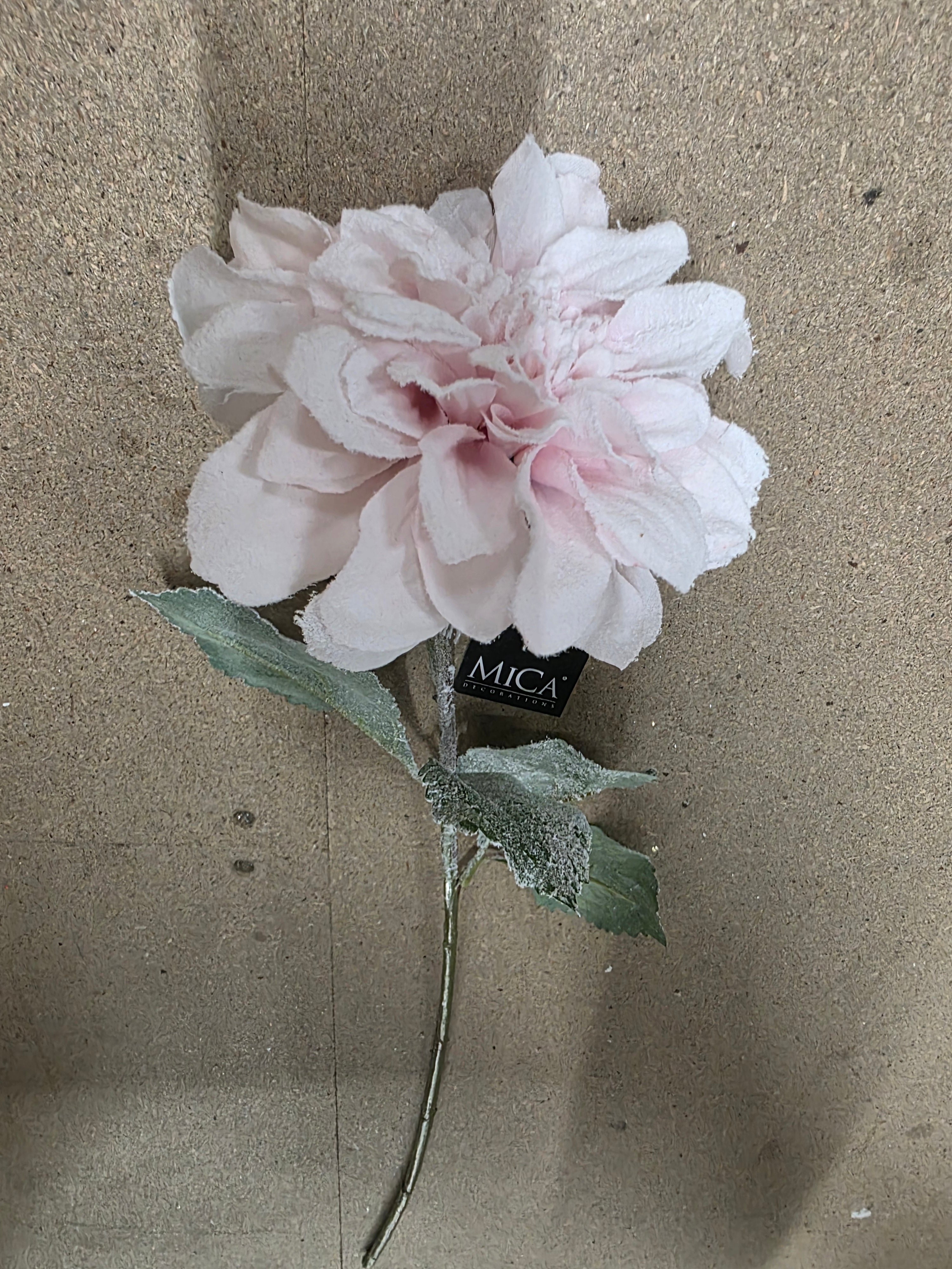 Dahlia Pink Frosted 69cm