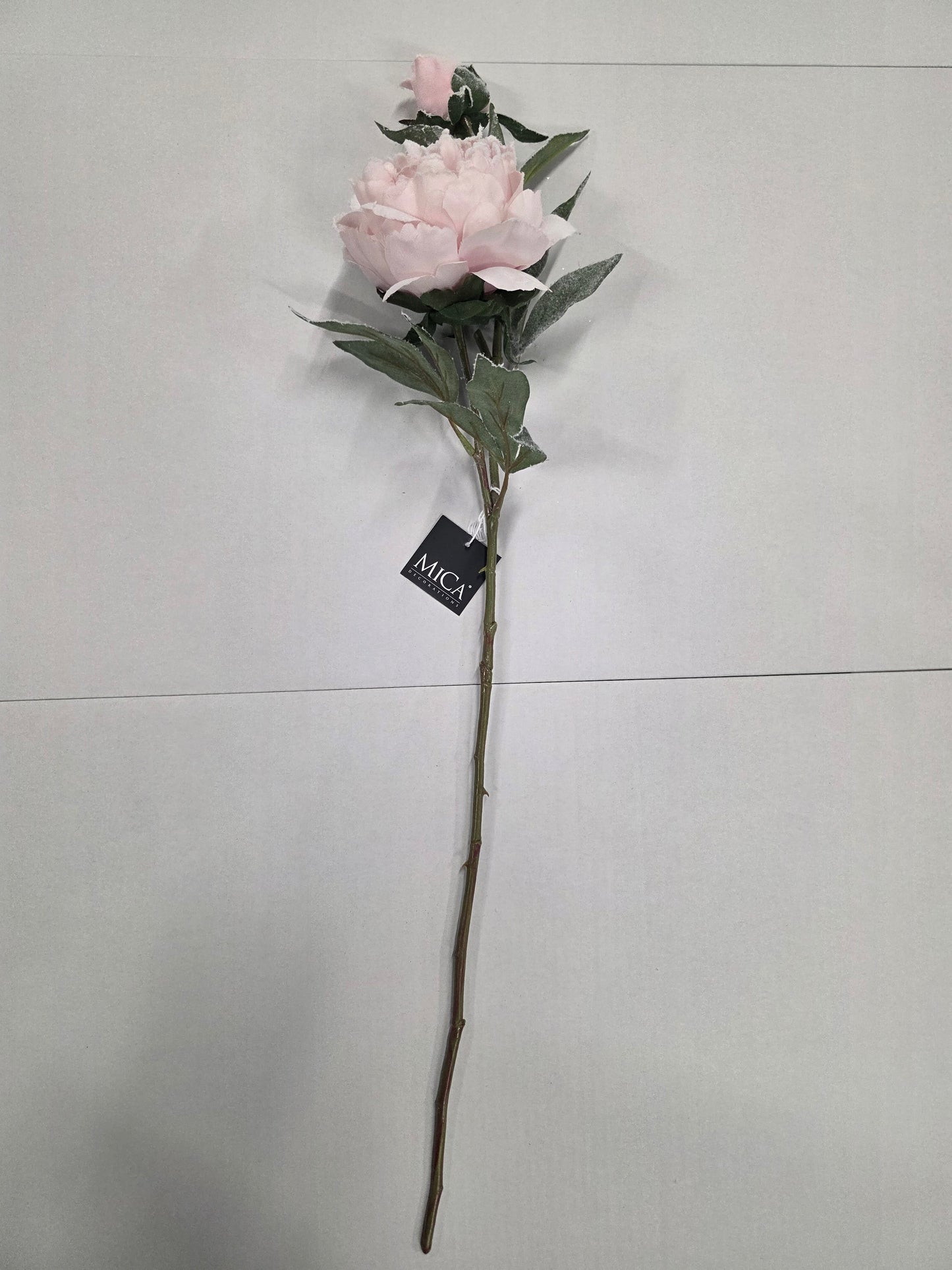 Peony Pink Frosted 70cm