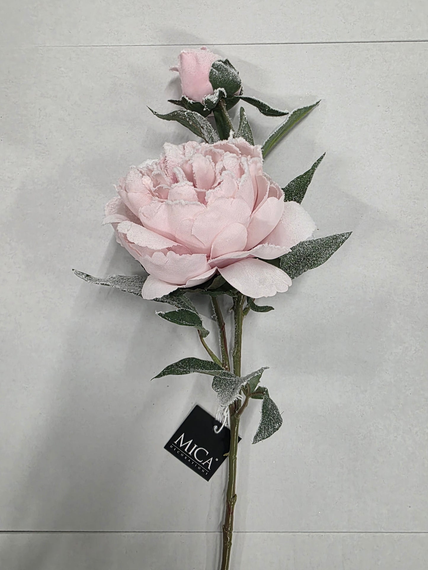 Peony Pink Frosted 70cm