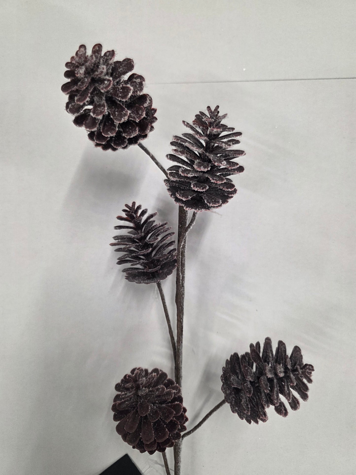 Pine Spray Brown Frosted 75cm