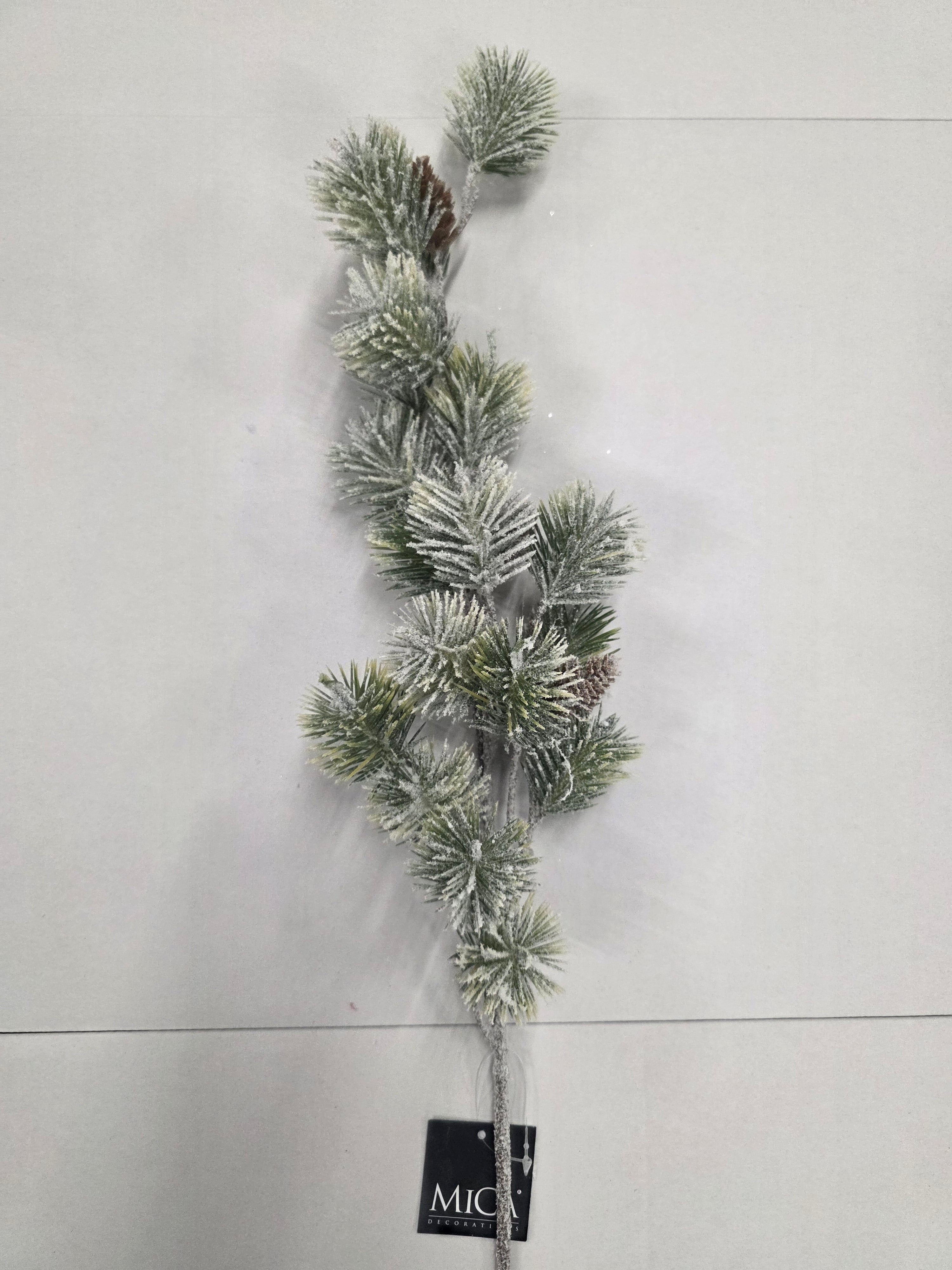 Pine Spray Green Frosted 75cm