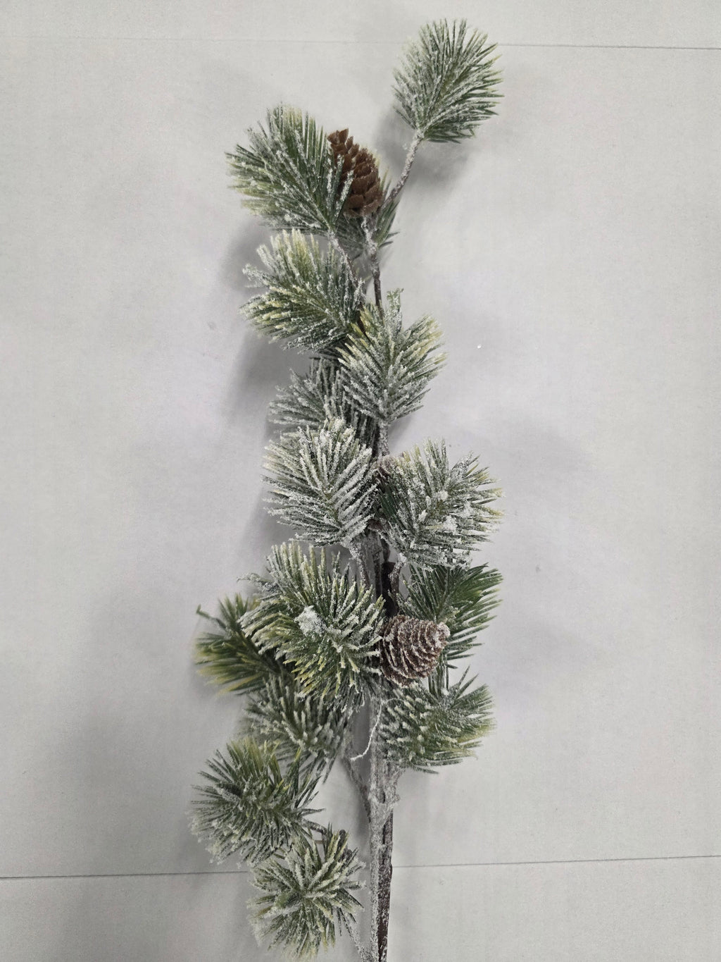 Pine Spray Brown Frosted 75cm
