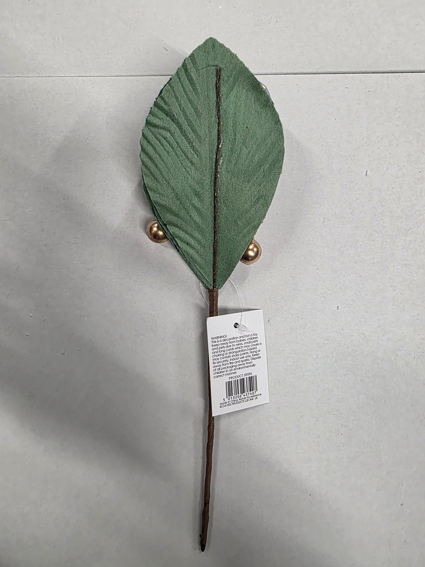 Poinsettia Green Gold Edge 25cm