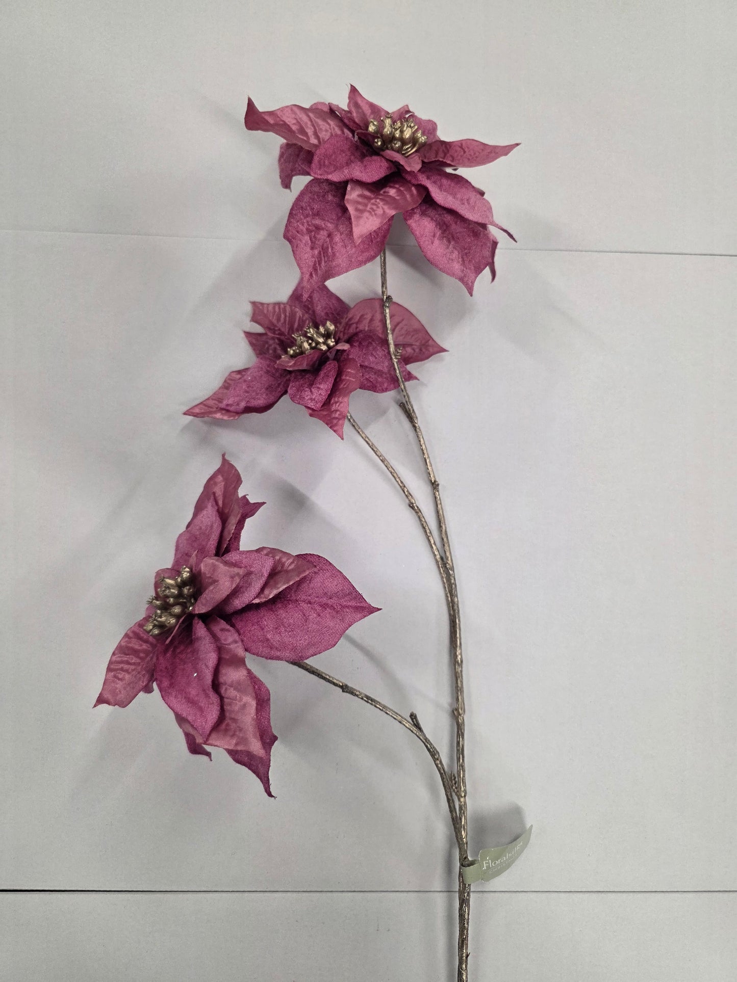 Poinsettia Spray Pink 79cm