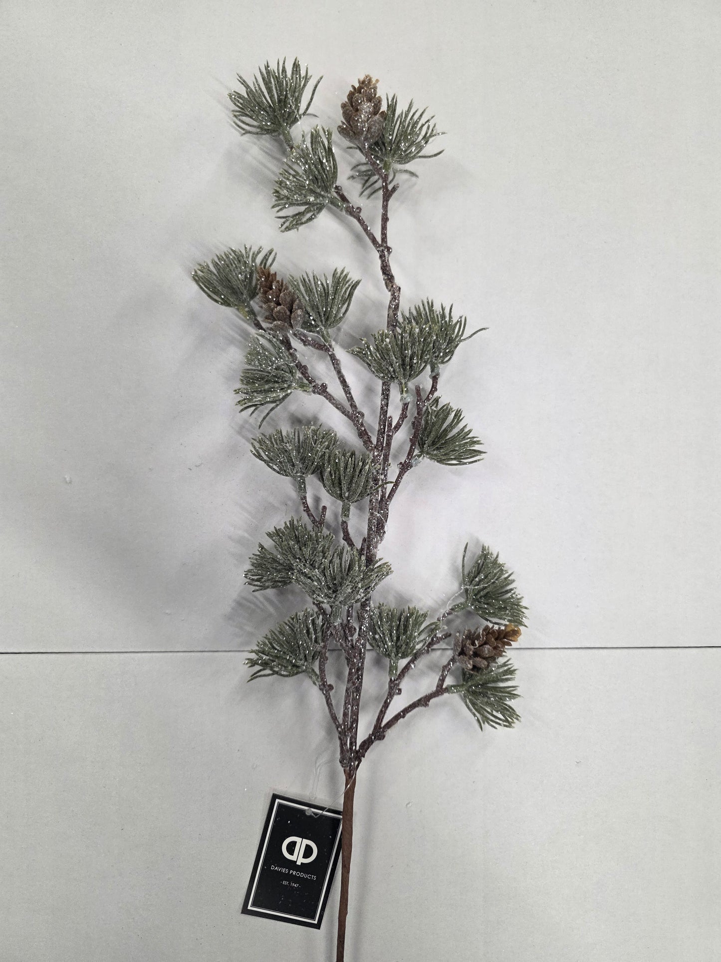 Silk Pine and Fir Branch 58cm