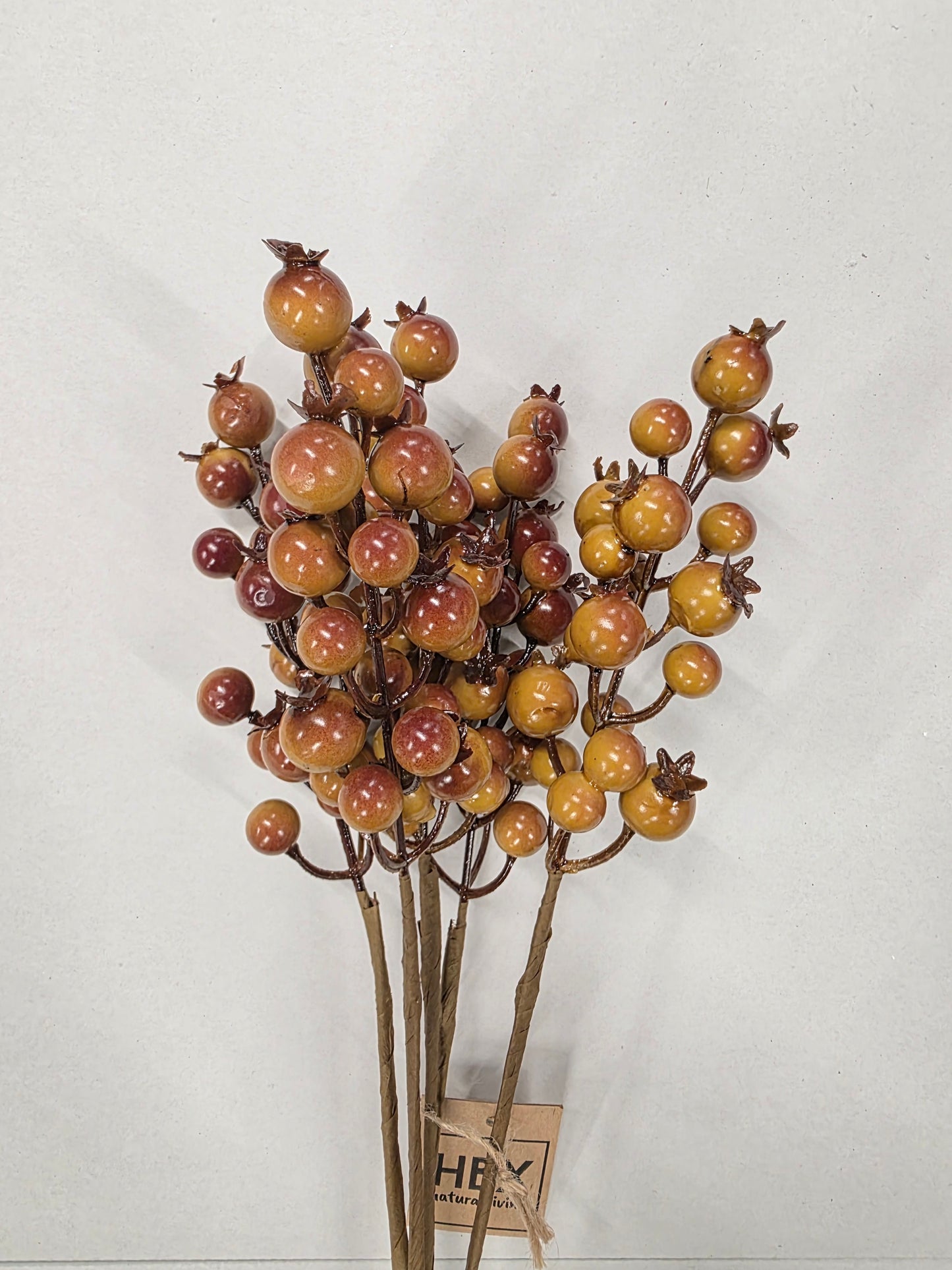 Silk Rosehip X5 Bundle Green 55cm