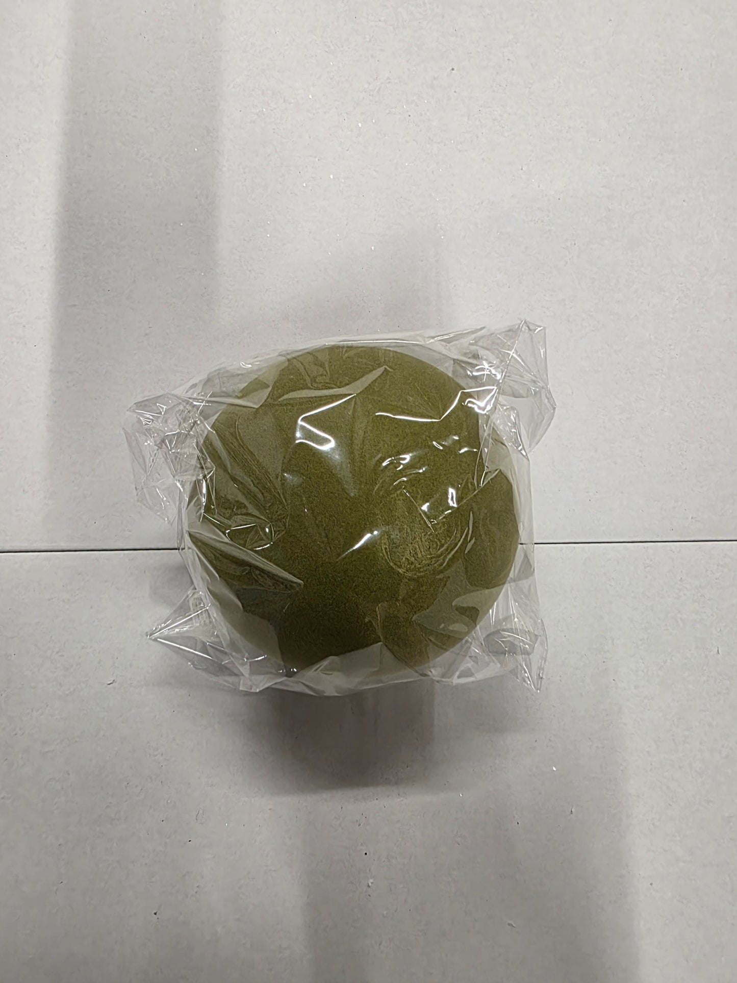 Bauble Flock Green 15cm