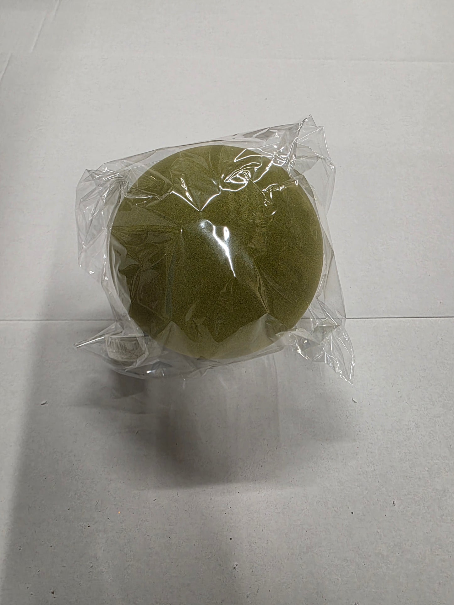 Bauble Flock Green 15cm