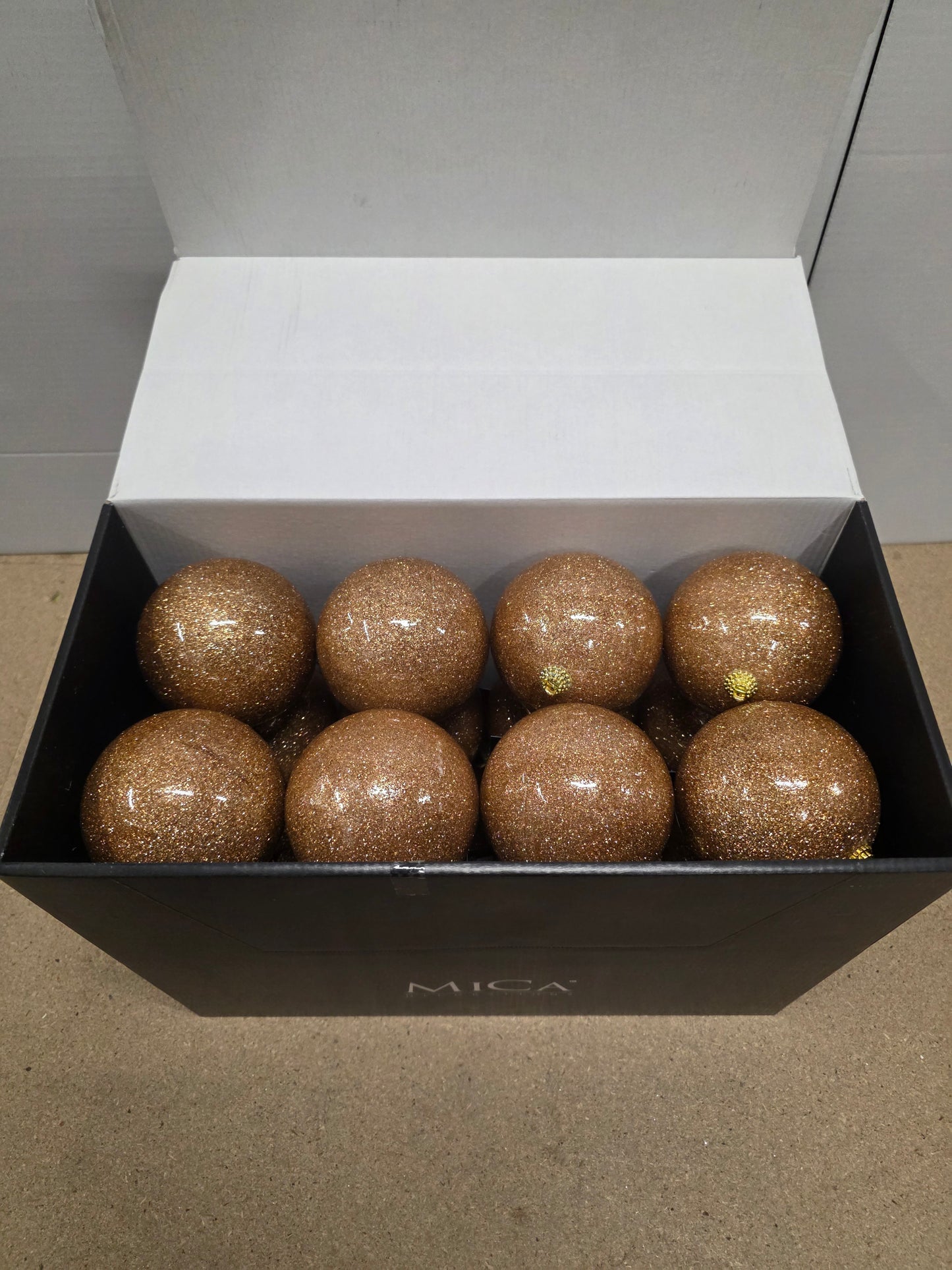 Bauble Unbreakable 10cm Gold X24