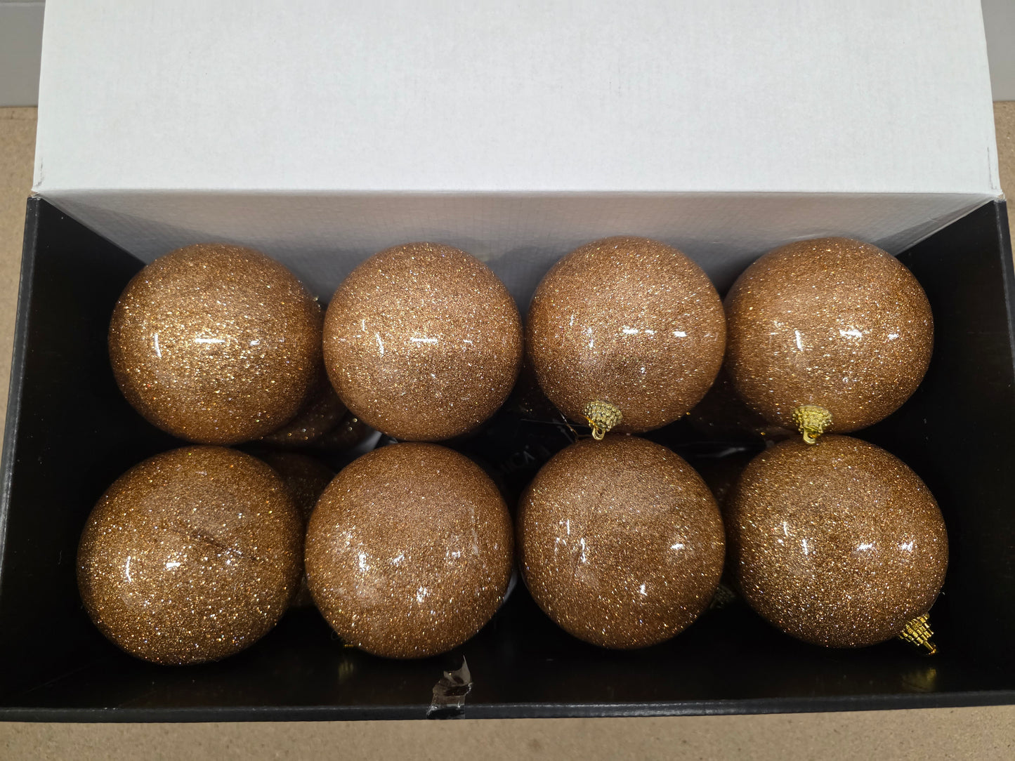 Bauble Unbreakable 10cm Gold X24