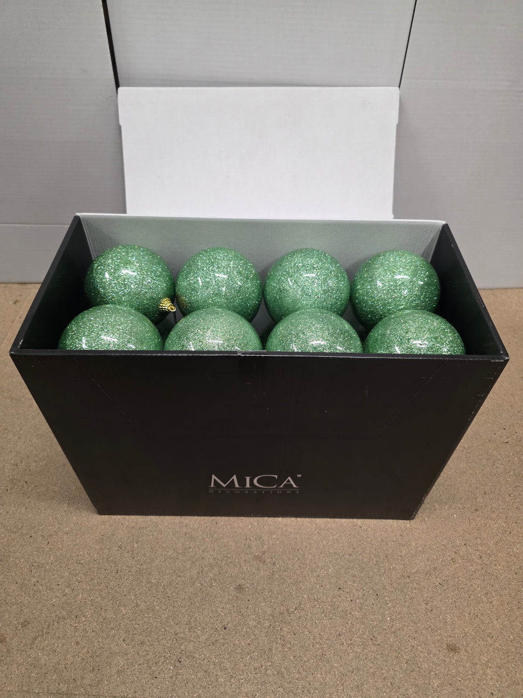 Bauble Unbreakable 10cm Green X24