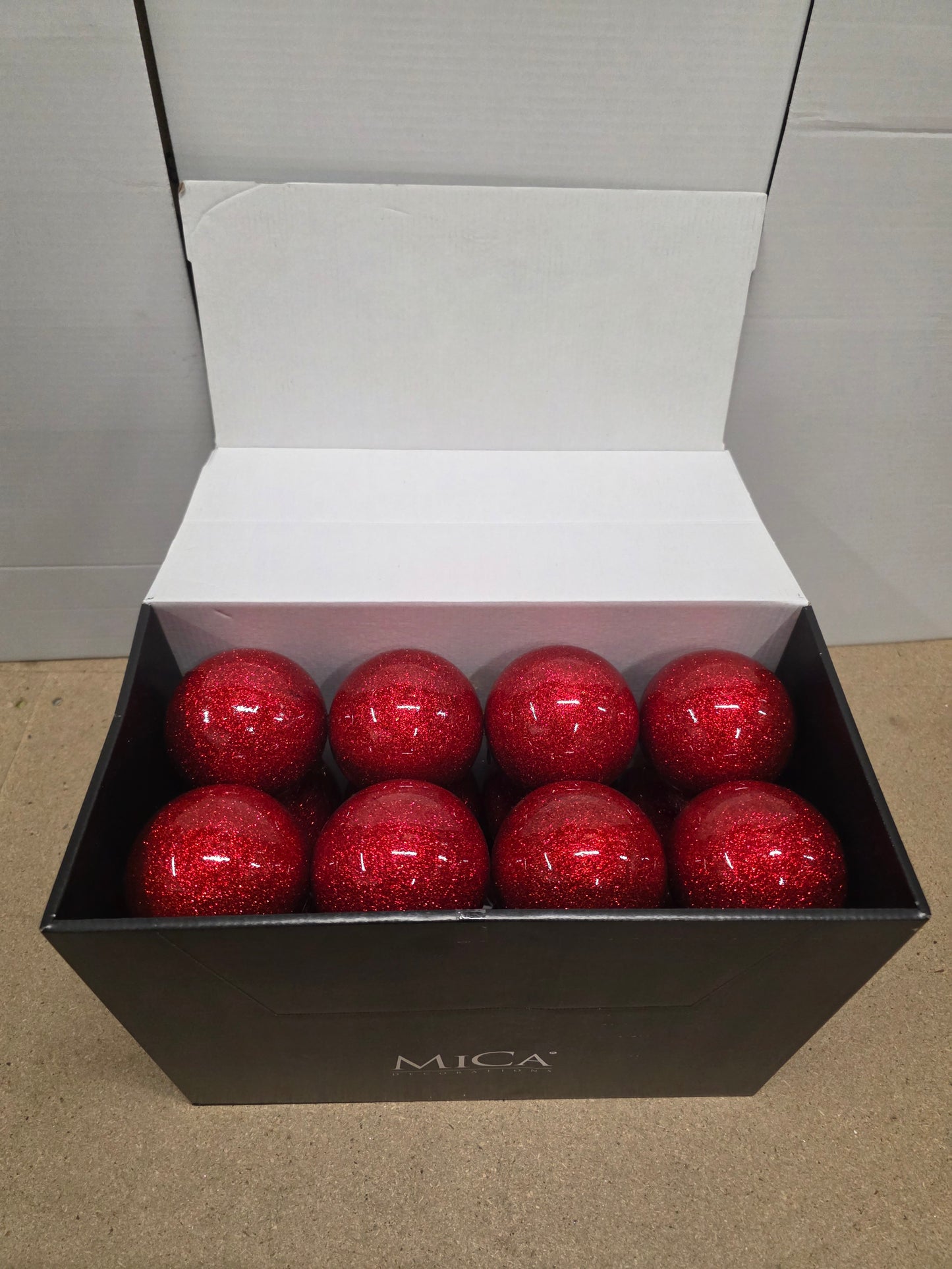 Bauble Unbreakable 10cm Red X24