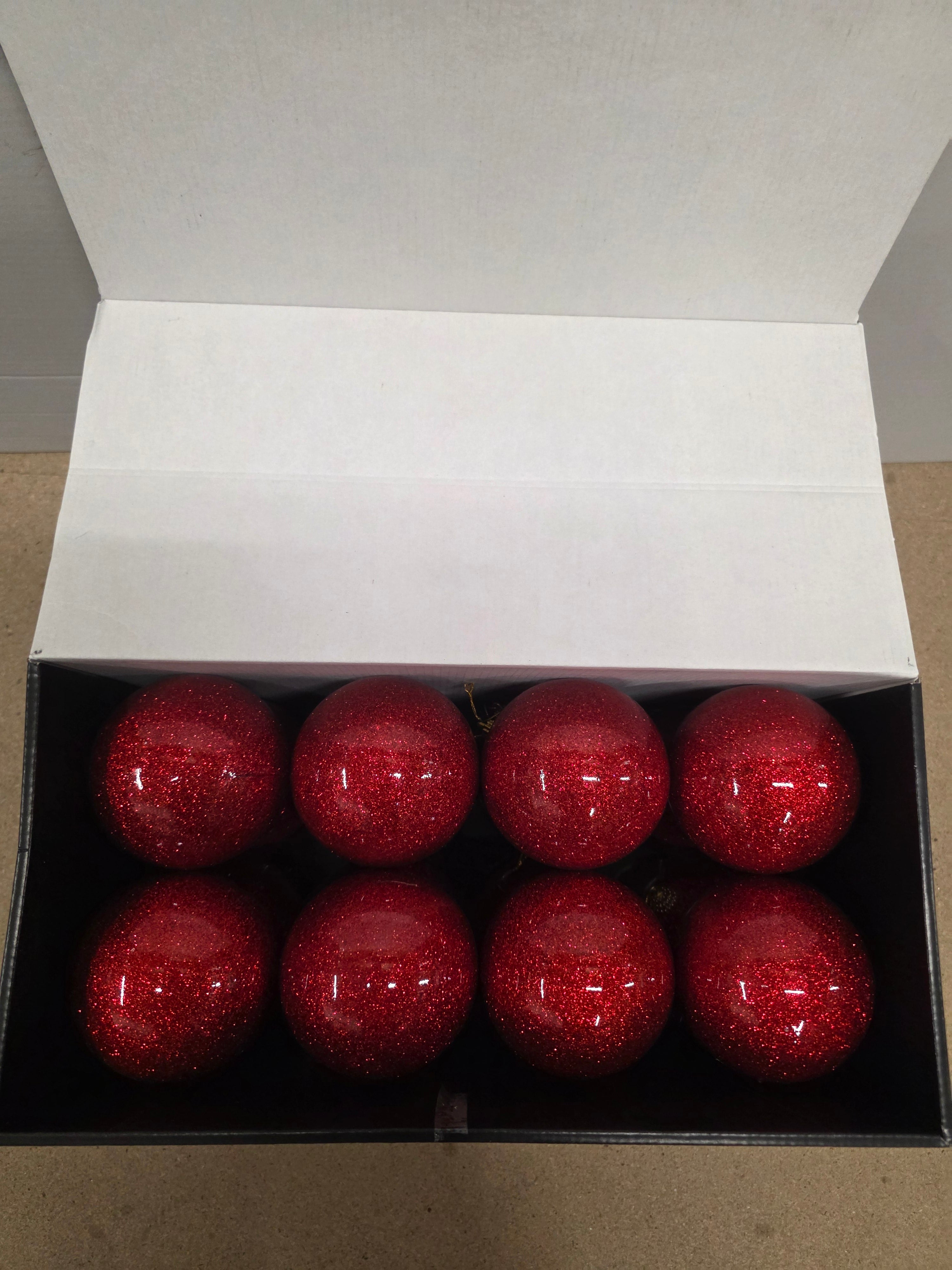 Bauble Unbreakable 10cm Red X24