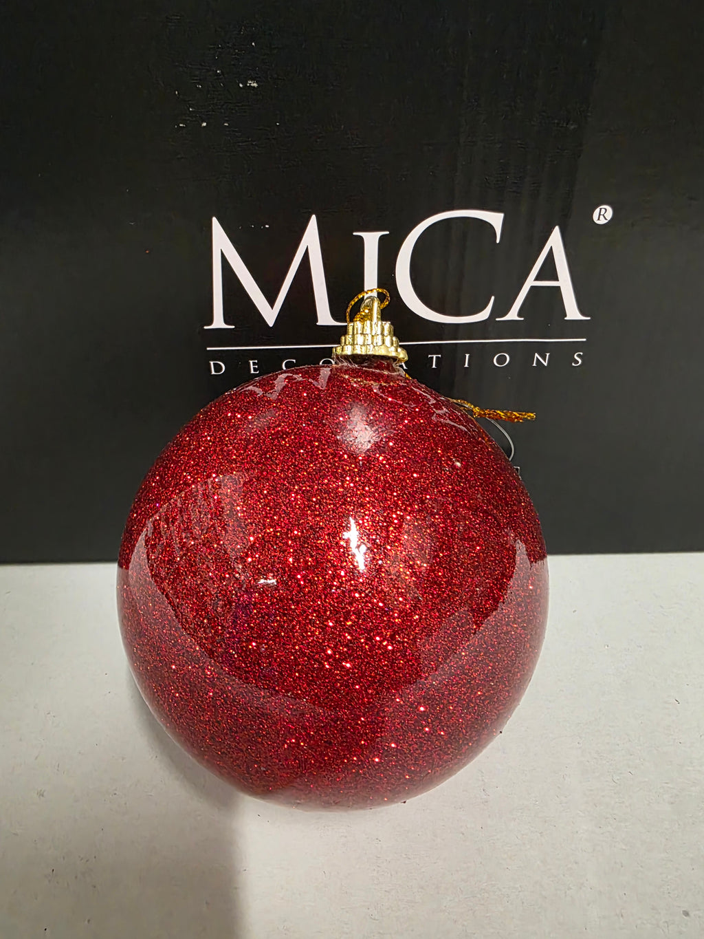 Bauble Unbreakable 10cm Red X24