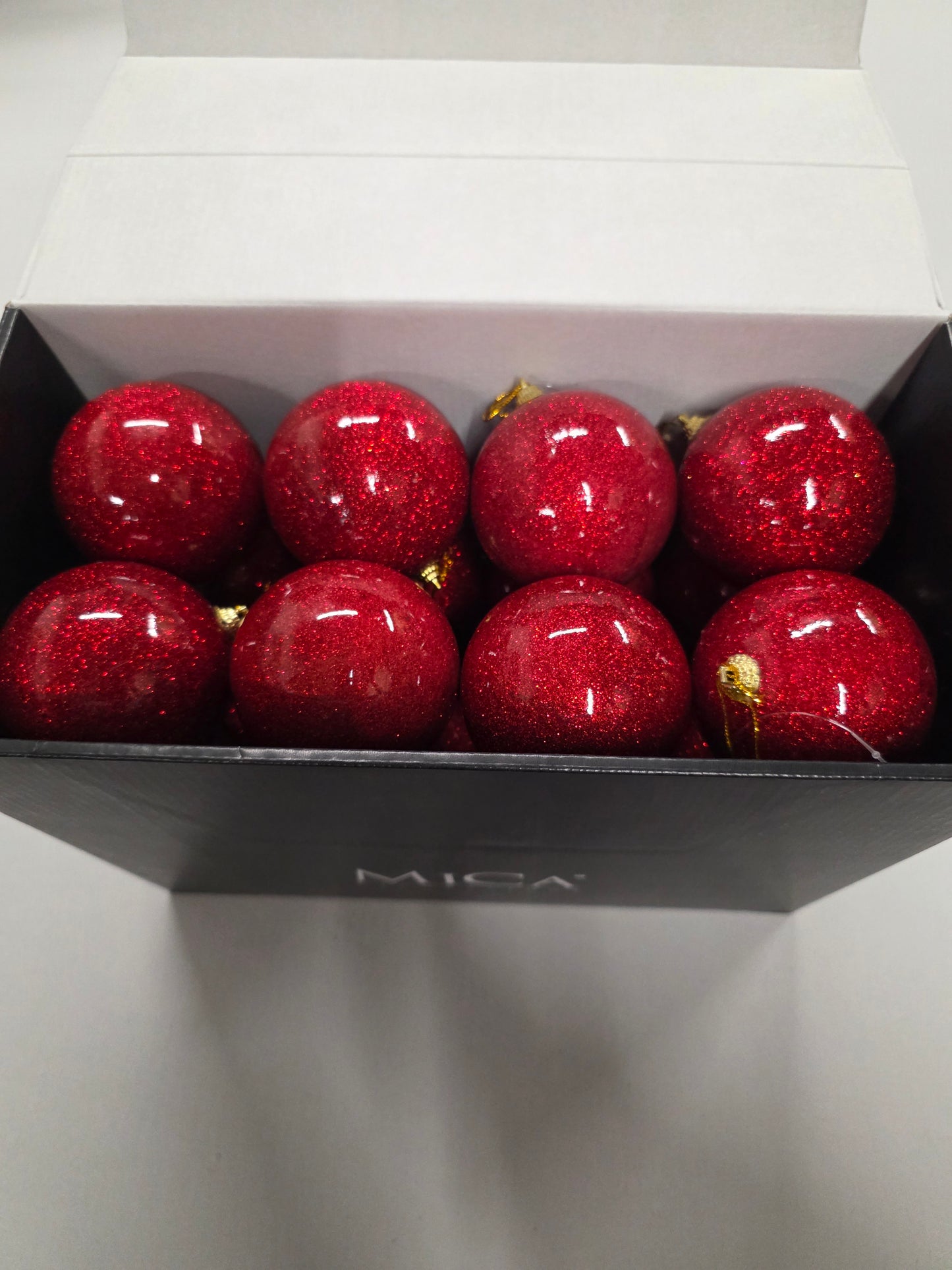 Bauble Unbreakable 8cm Red X24