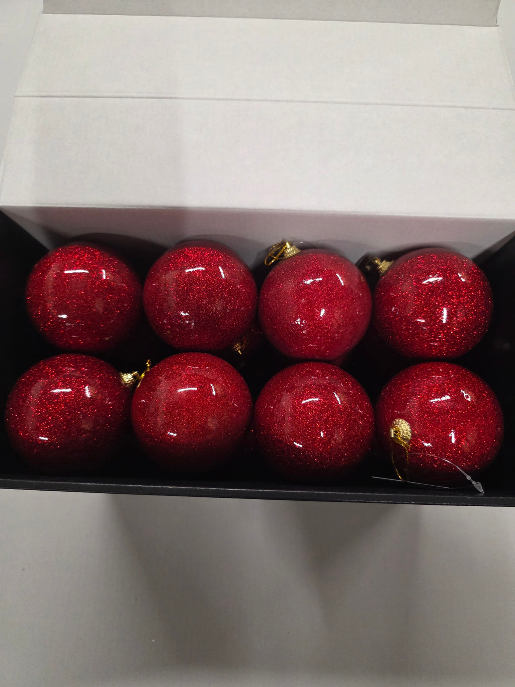 Bauble Unbreakable 8cm Red X24
