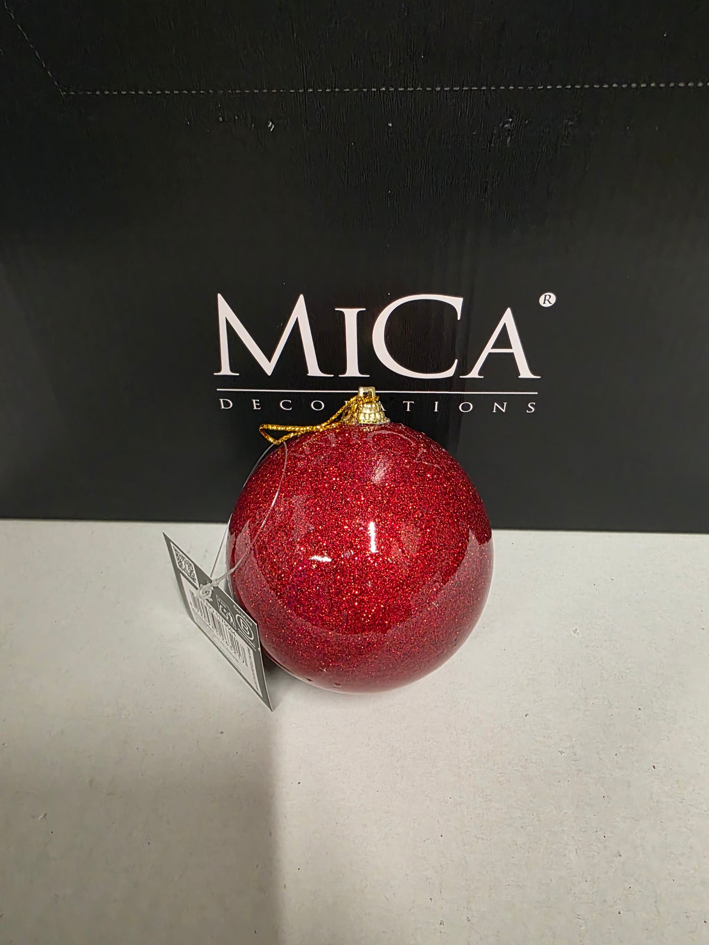 Bauble Unbreakable 8cm Red X24