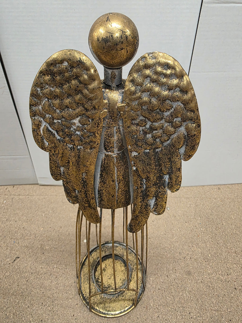 Candle Holder Angel Gold 54cm