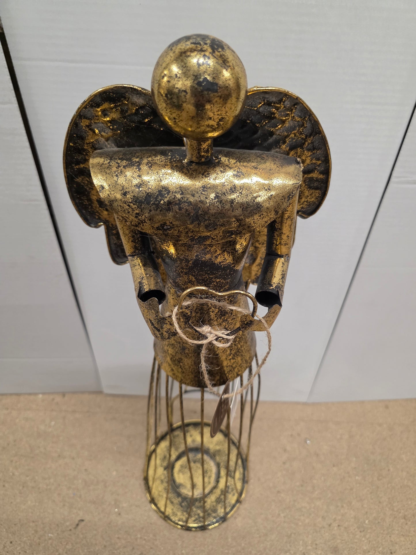 Candle Holder Angel Gold 67cm