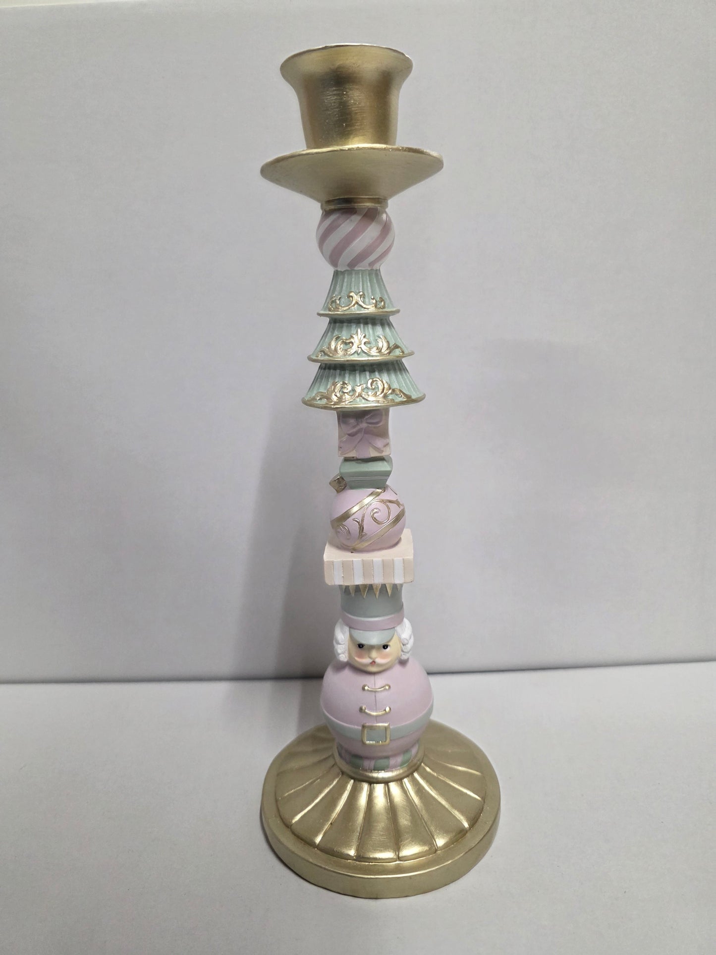 Candle Holder Layers Poly 31cm