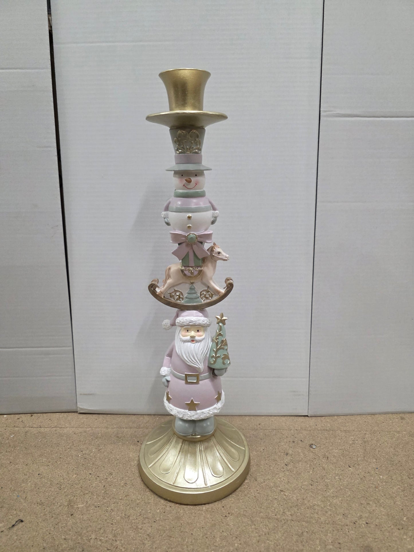 Candle Holder Layers Poly 52cm