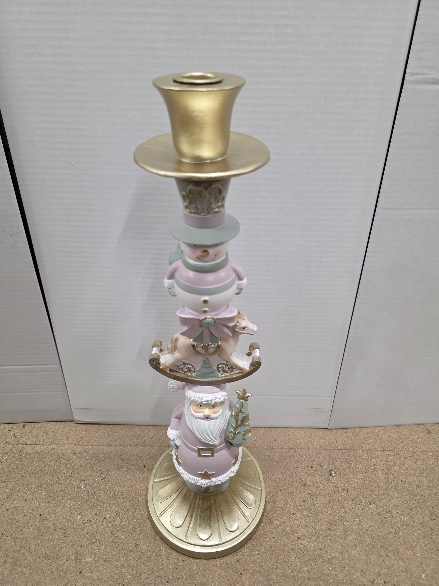 Candle Holder Layers Poly 52cm