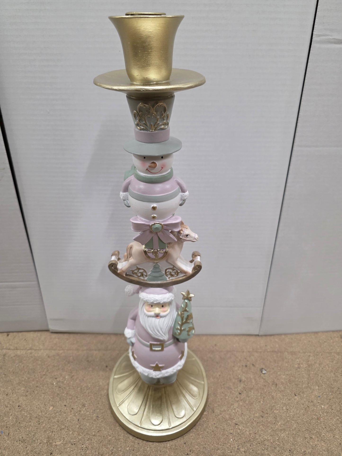 Candle Holder Layers Poly 52cm