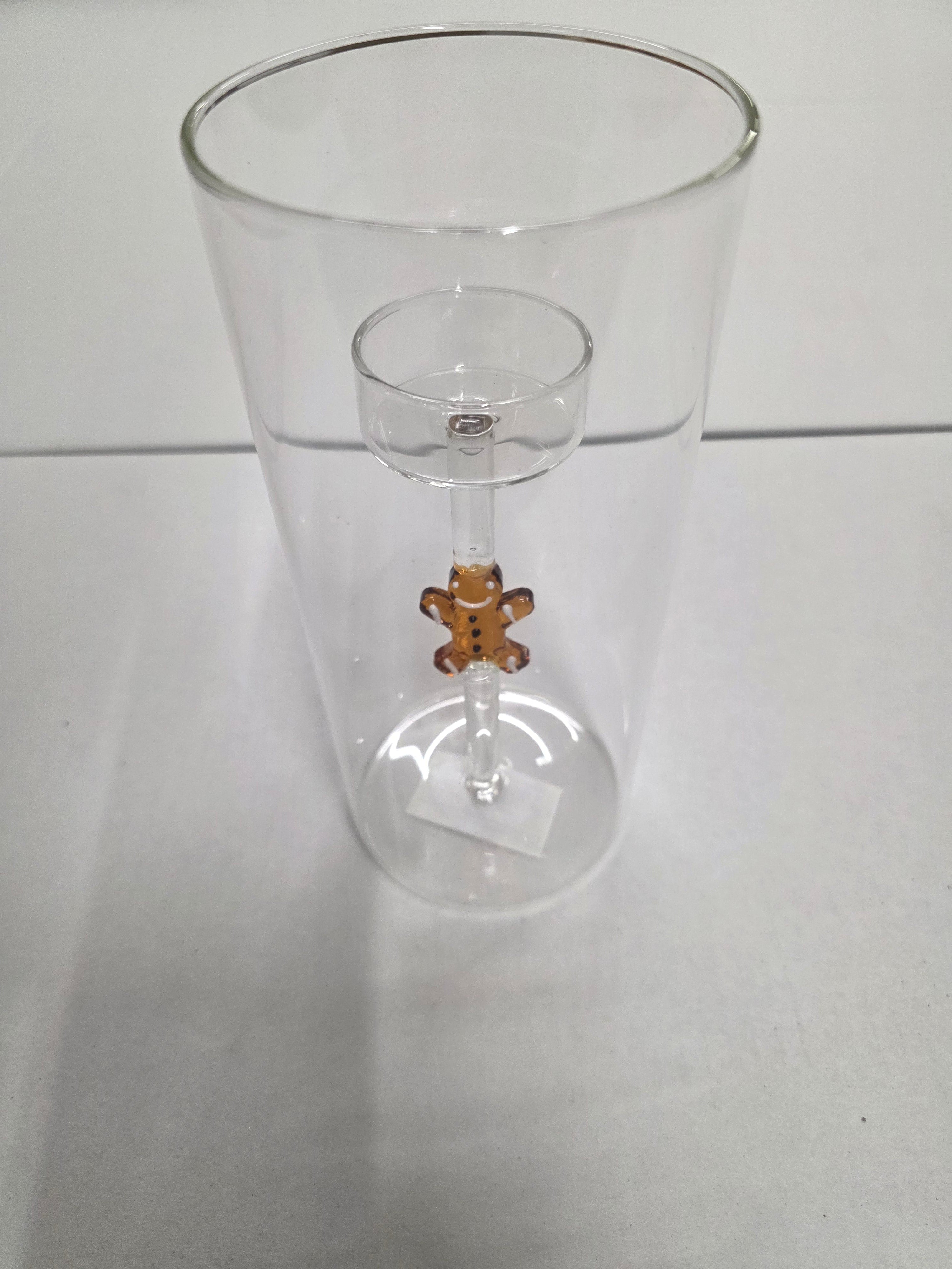 Candle Holder Votive Marzipan 20x9cm