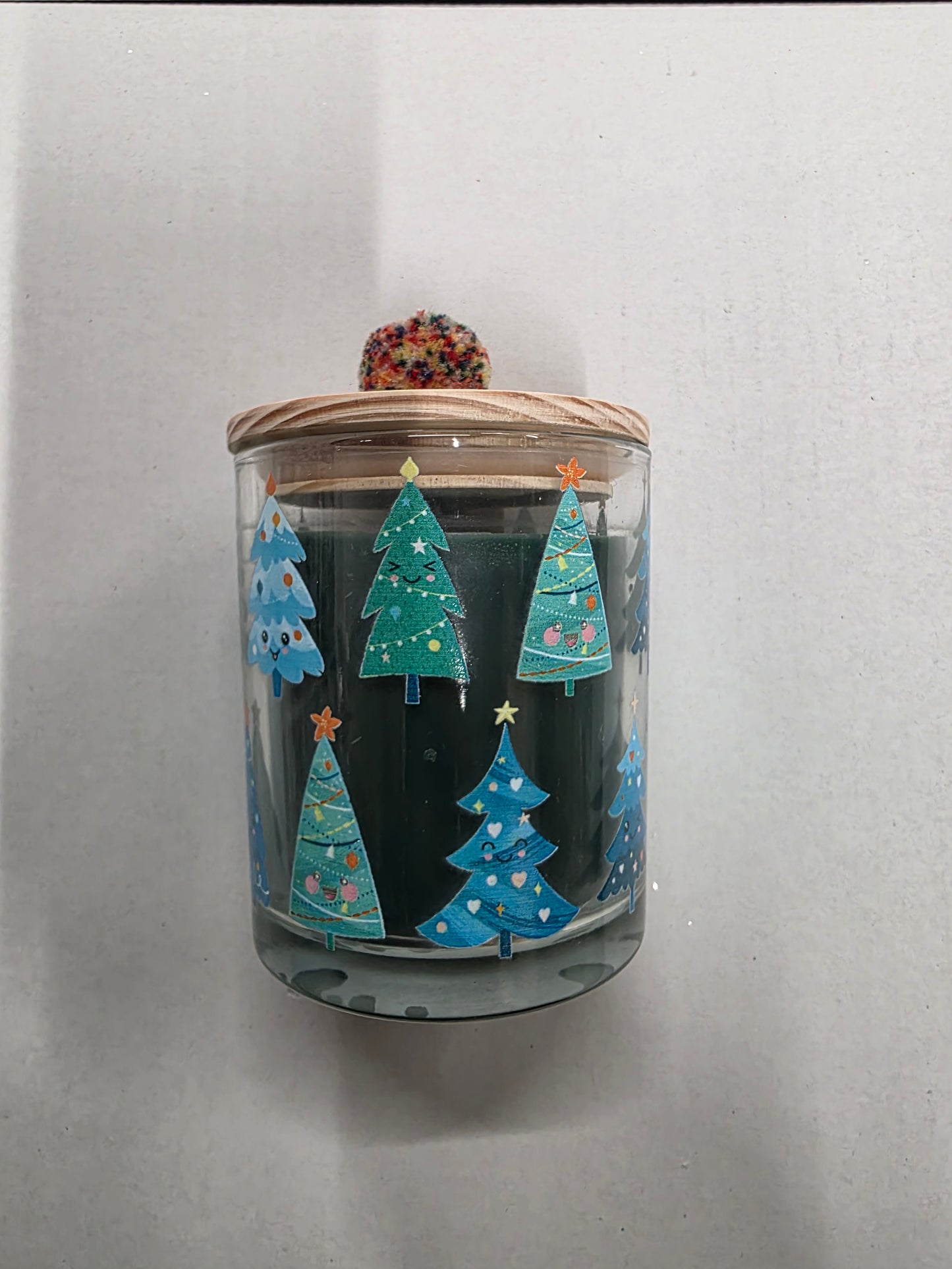 Candle Winter Fir and Spruce 12x8cm