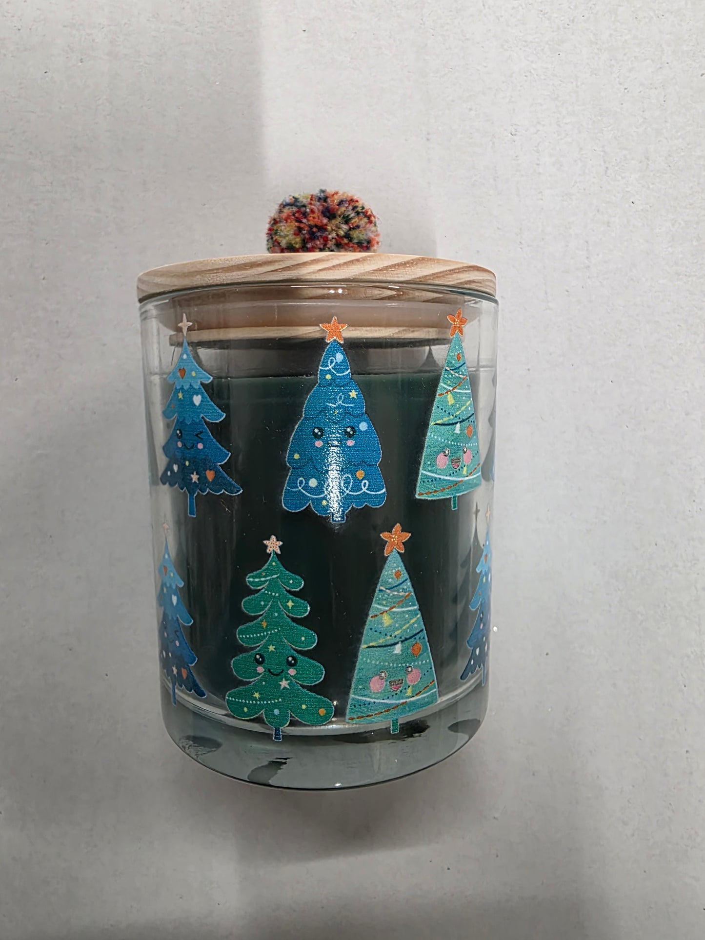Candle Winter Fir and Spruce 12x8cm