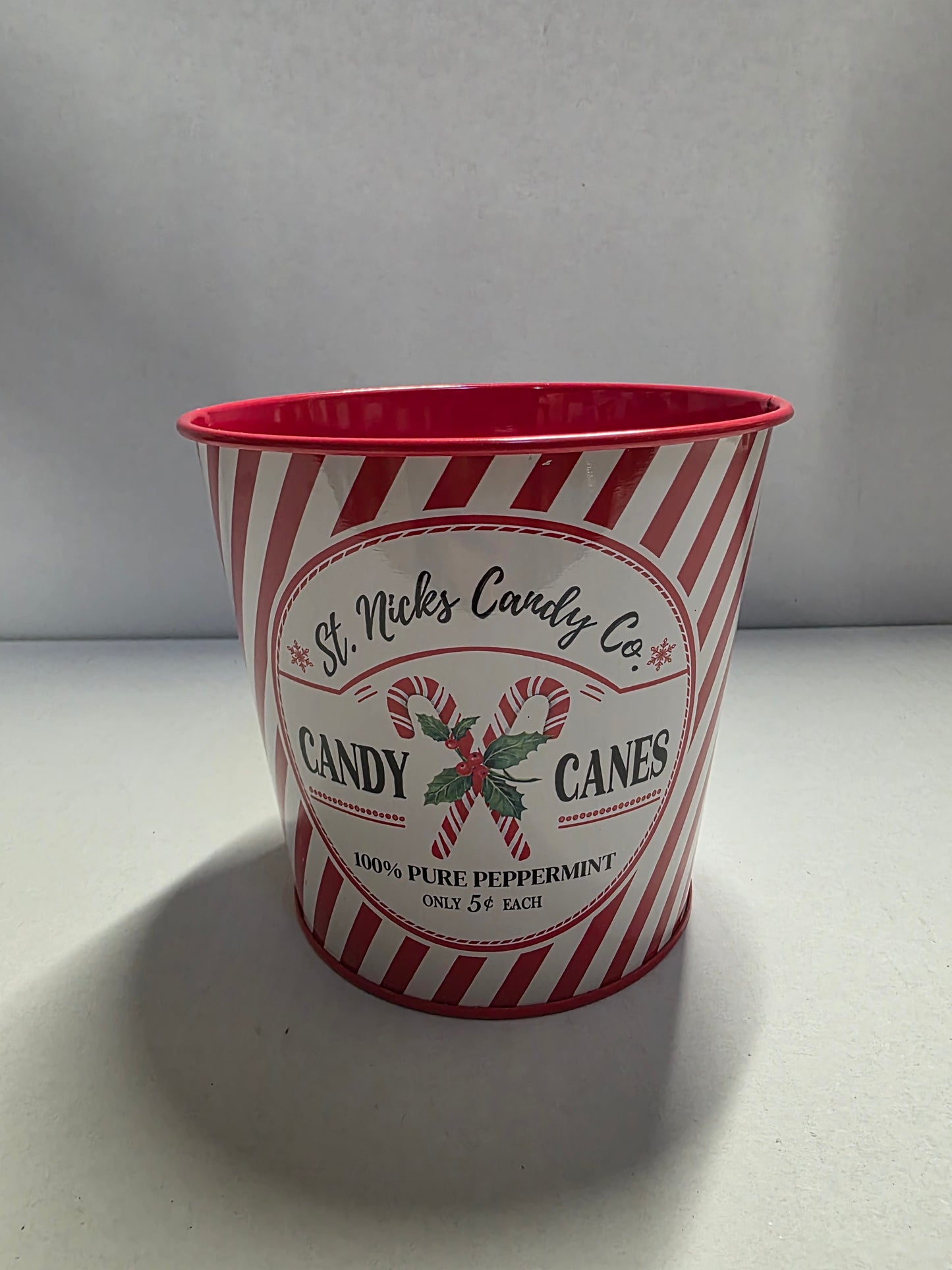 Candy Cane Planter 13.5x12cm