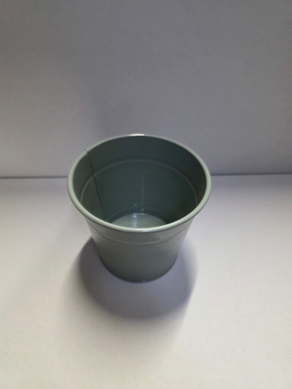 Metal Pot Shiny Eucalyptus 13x12cm  (PACK OF 3)