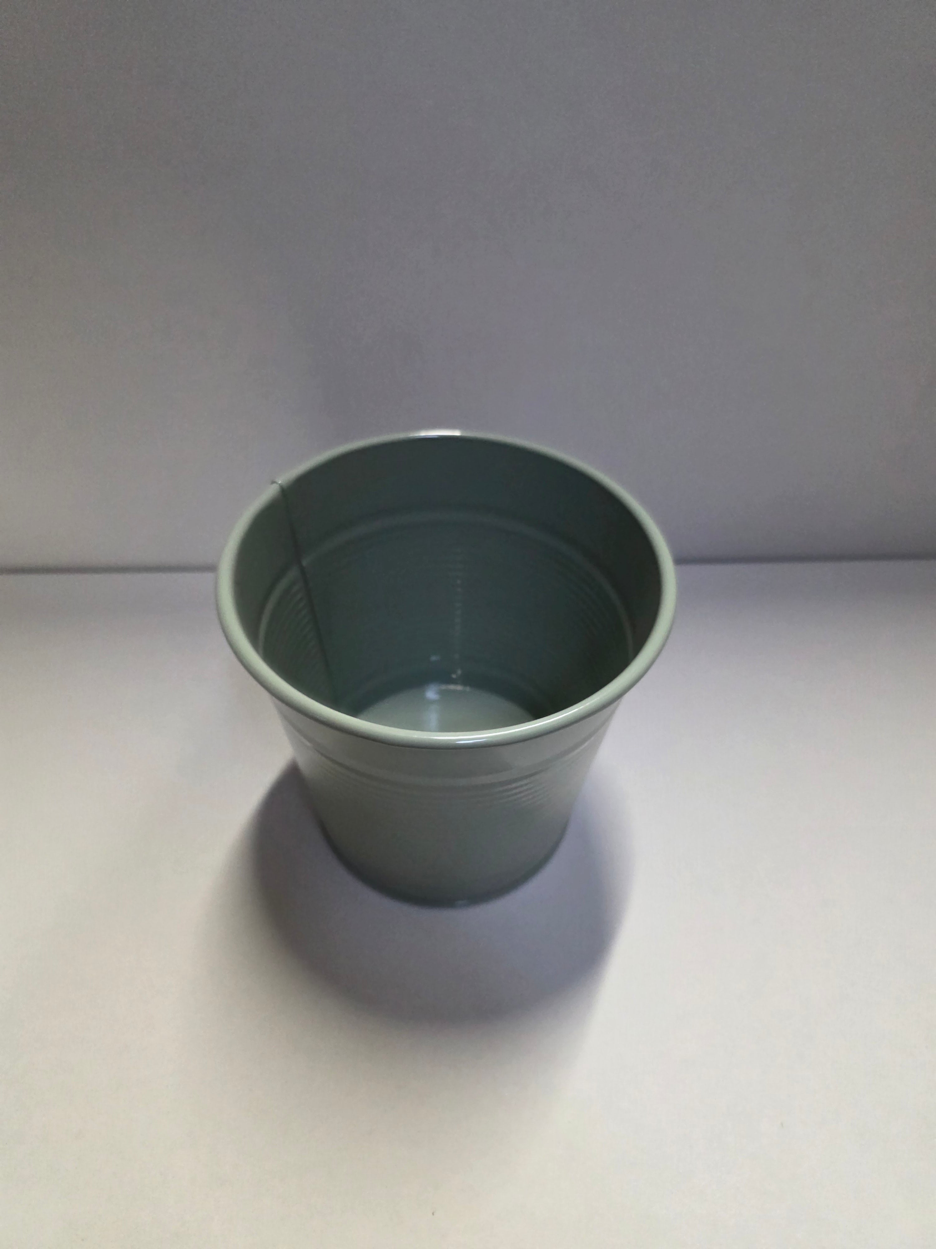 Metal Pot Shiny Eucalyptus 13x12cm  (PACK OF 3)