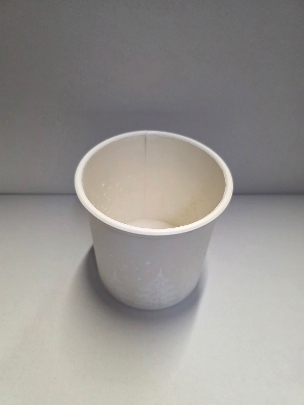Metal Pot White 13x14cm